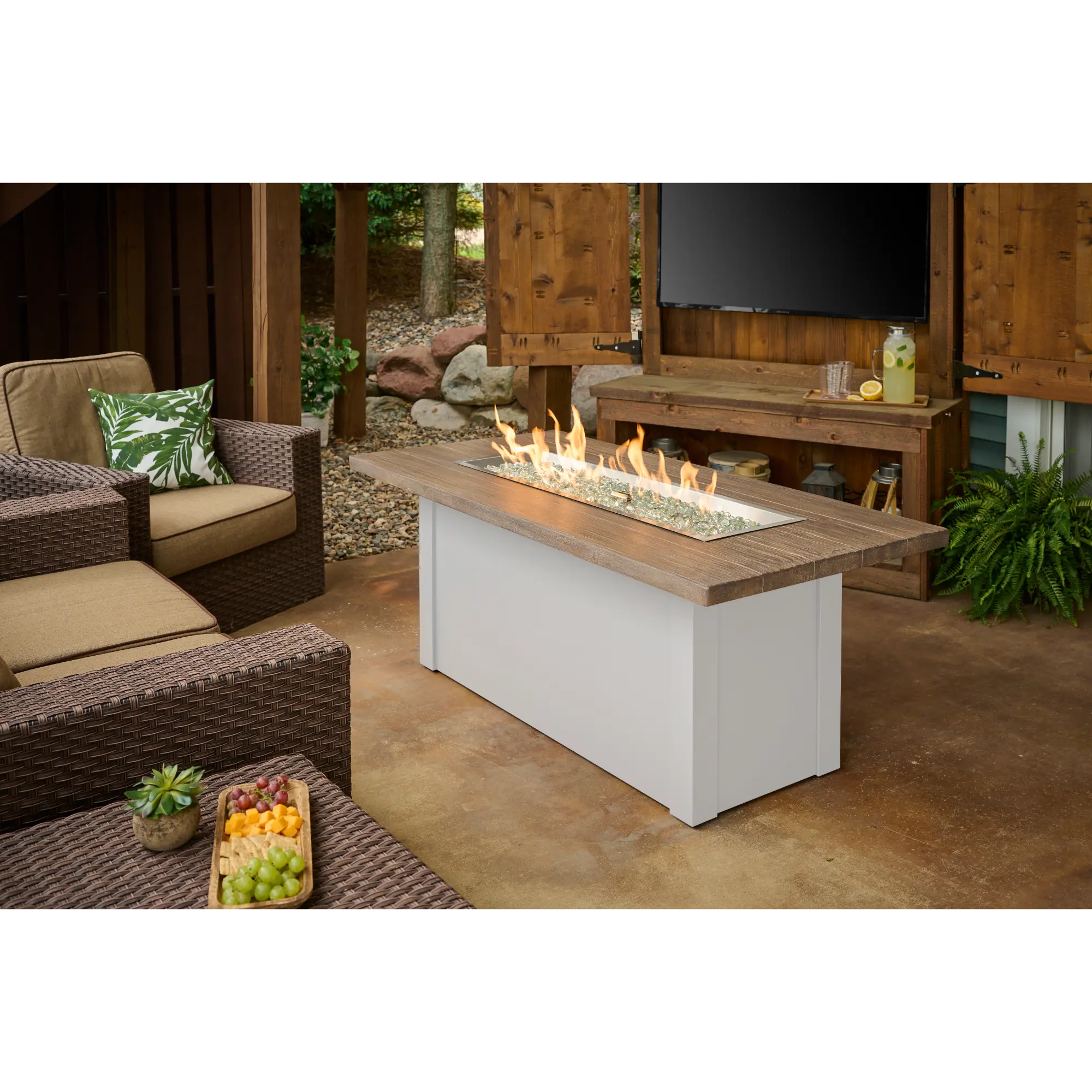 Havenwood 62″ Gas Fire Pit Table – The Outdoor GreatRoom Company