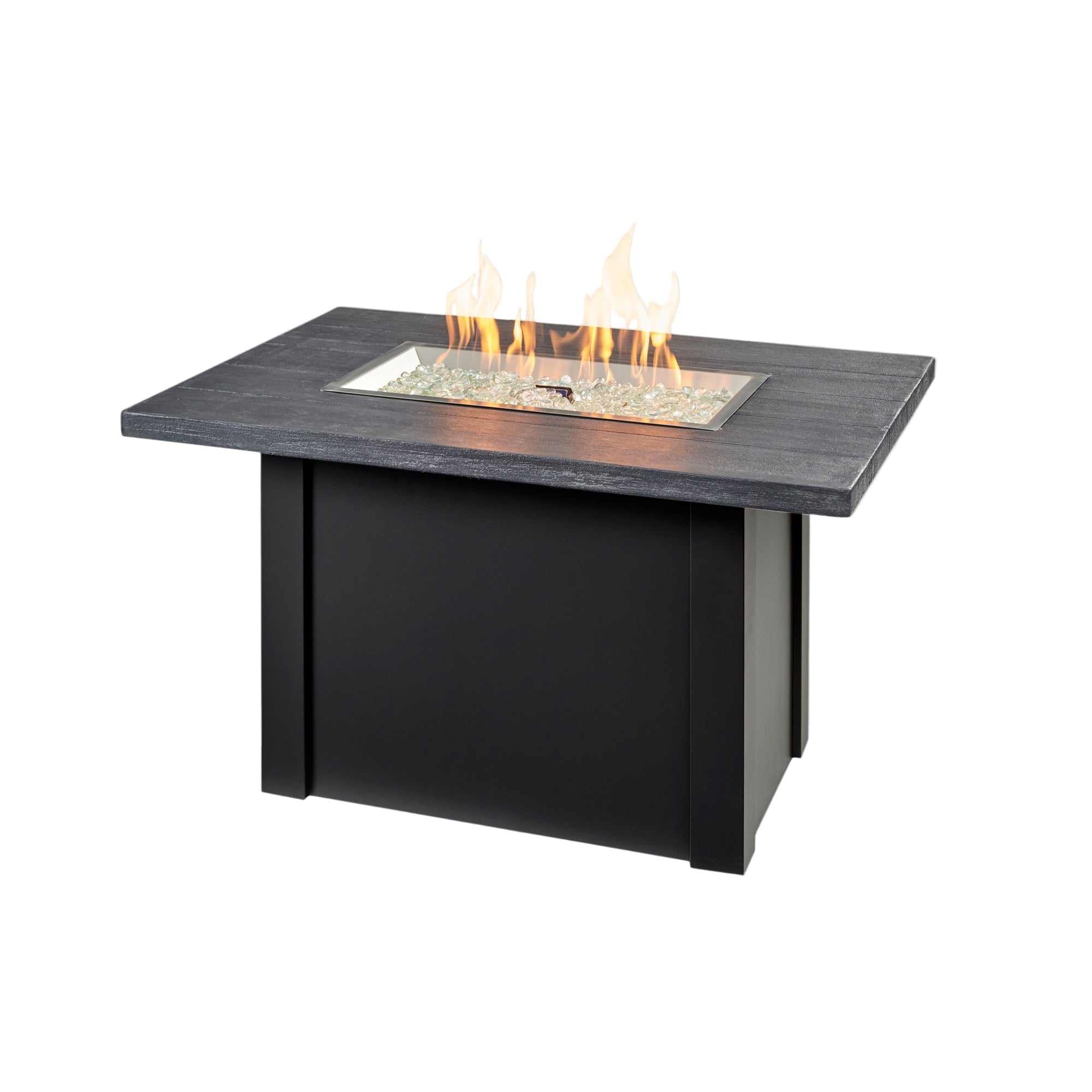 Havenwood 44″ Rectangular Gas Fire Table – Concrete Top by The Outdoor GreatRoom Company