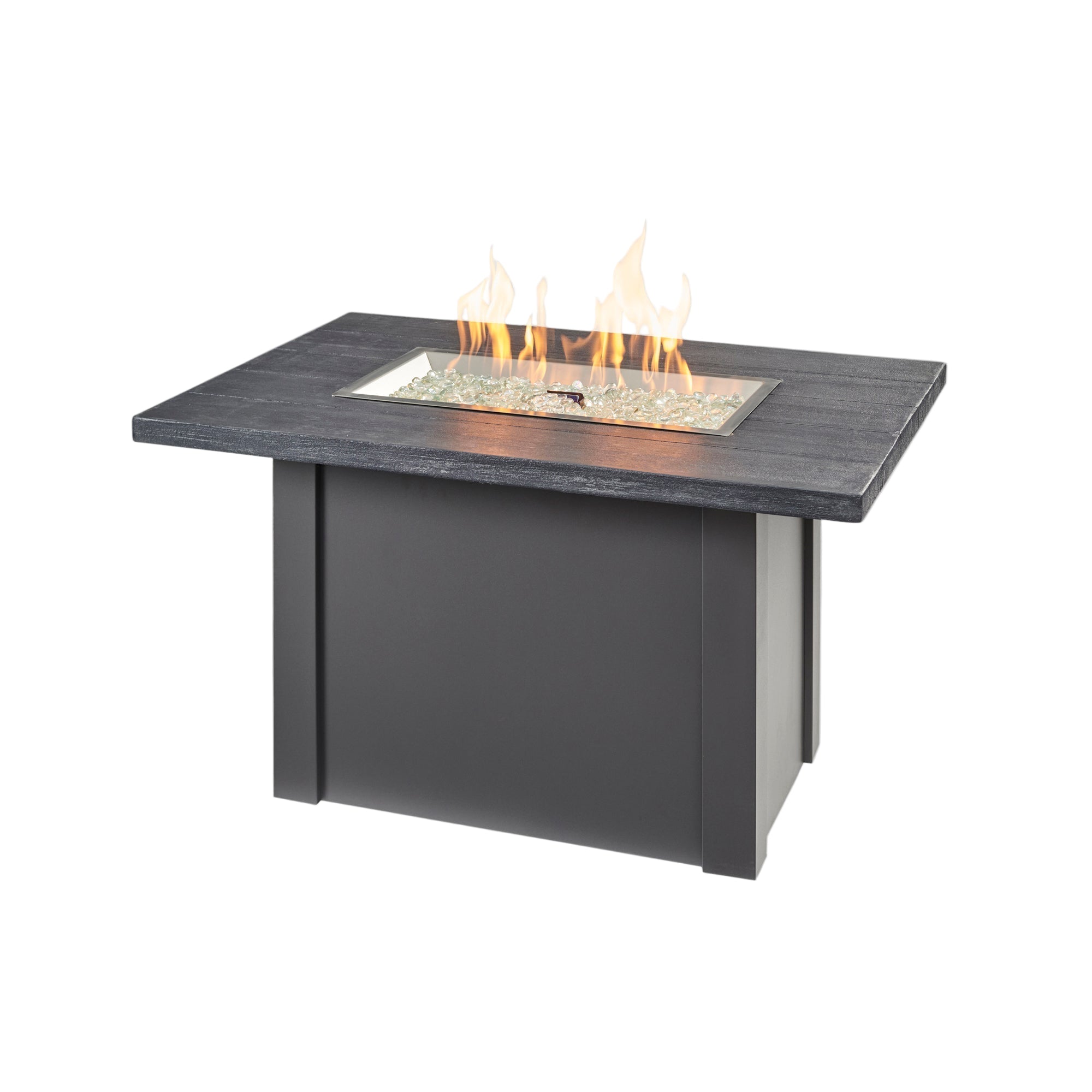 Havenwood 44″ Rectangular Gas Fire Table – Concrete Top by The Outdoor GreatRoom Company