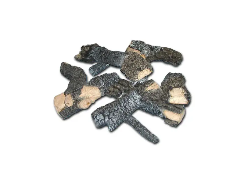 Wilderness Char Fire Pit Log Set – 30” (10-Piece) Hargrove Hearth Products