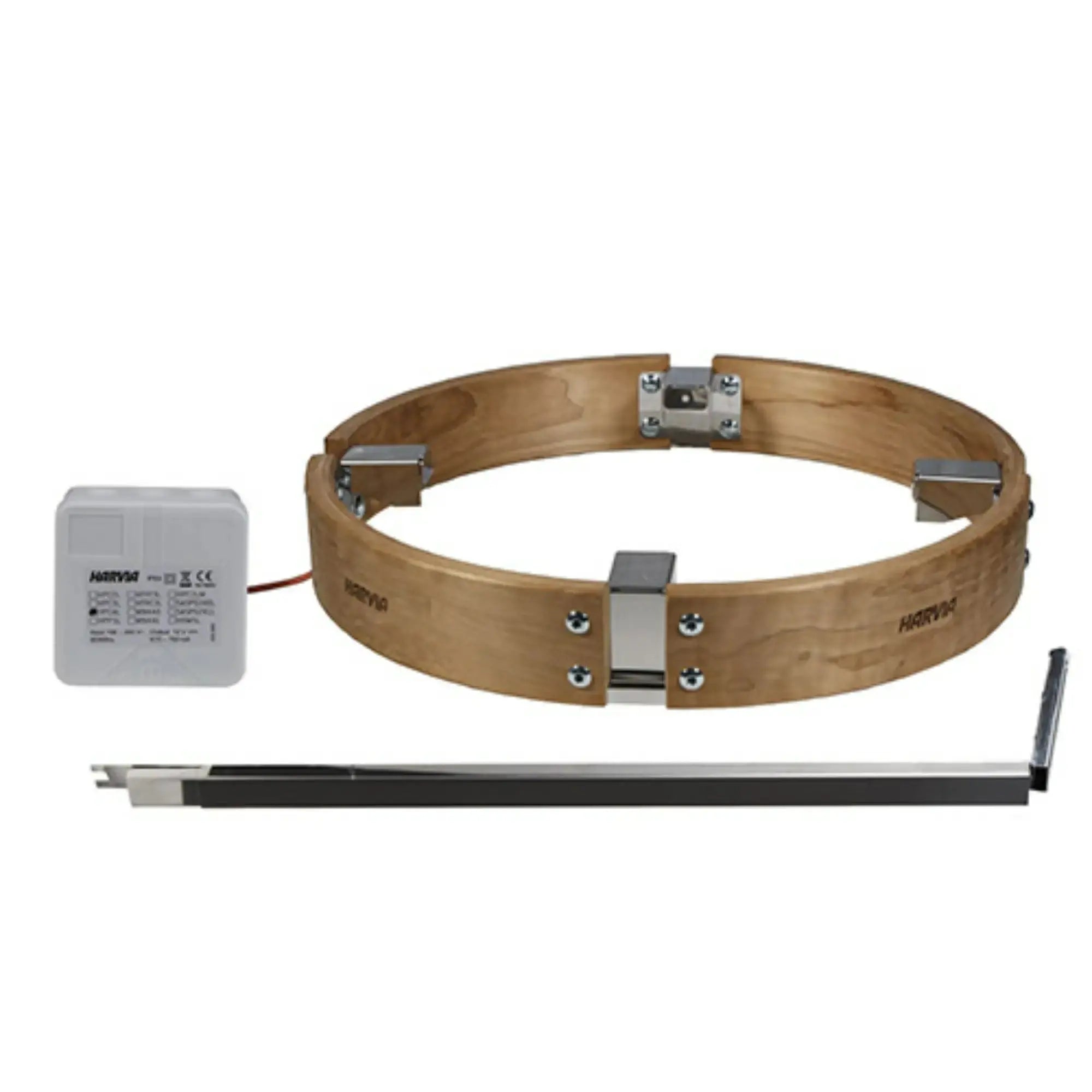 Harvia Safety Railing w/ LED-Lighting for Cilindro Half Series 11kW Sauna Heater (HPCU4LUL) Harvia