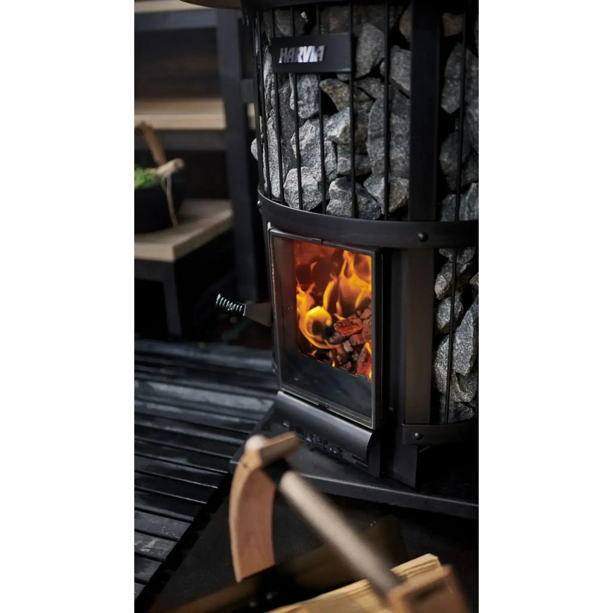 Harvia Legend 240 GreenFlame 15.9 kW Wood-Burning Sauna Stove Harvia