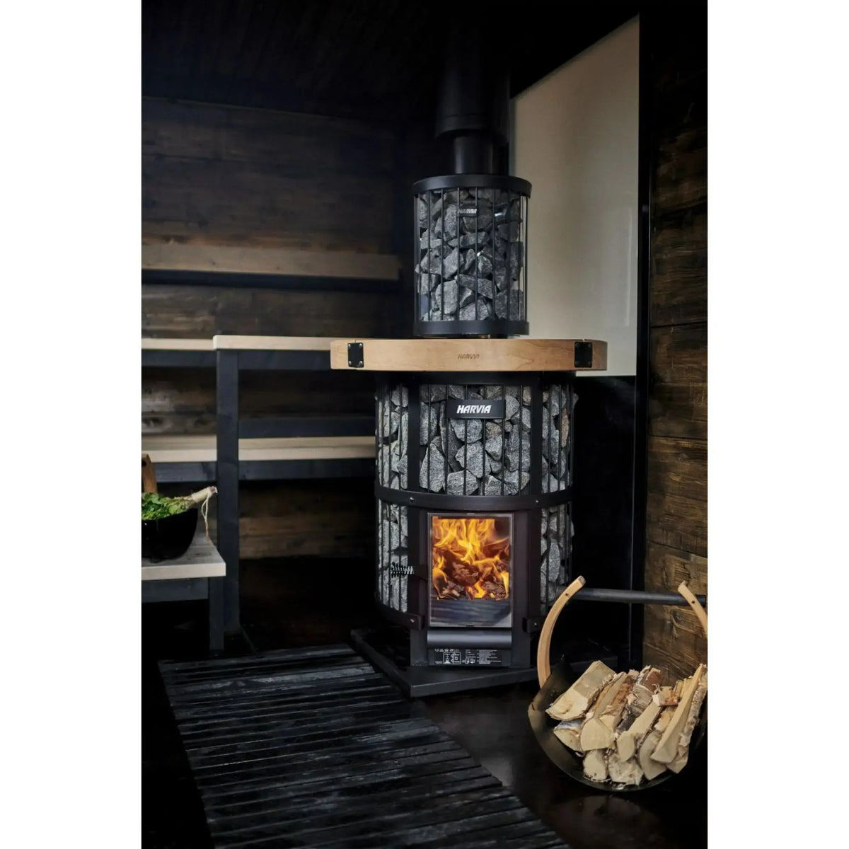Harvia Legend 240 GreenFlame 15.9 kW Wood-Burning Sauna Stove Harvia