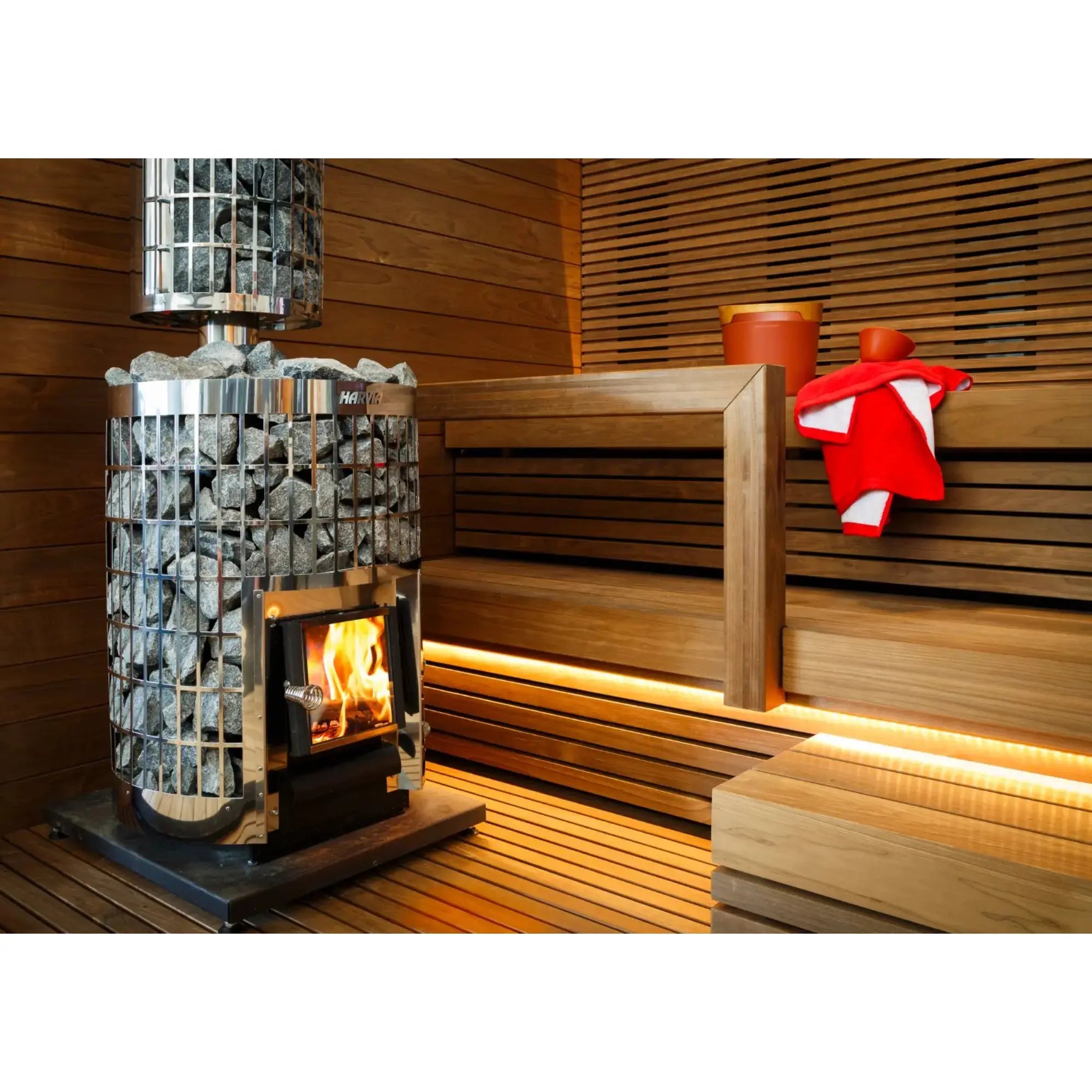 Harvia Cilindro 20 17 kW Wood-Burning Sauna Stove Harvia