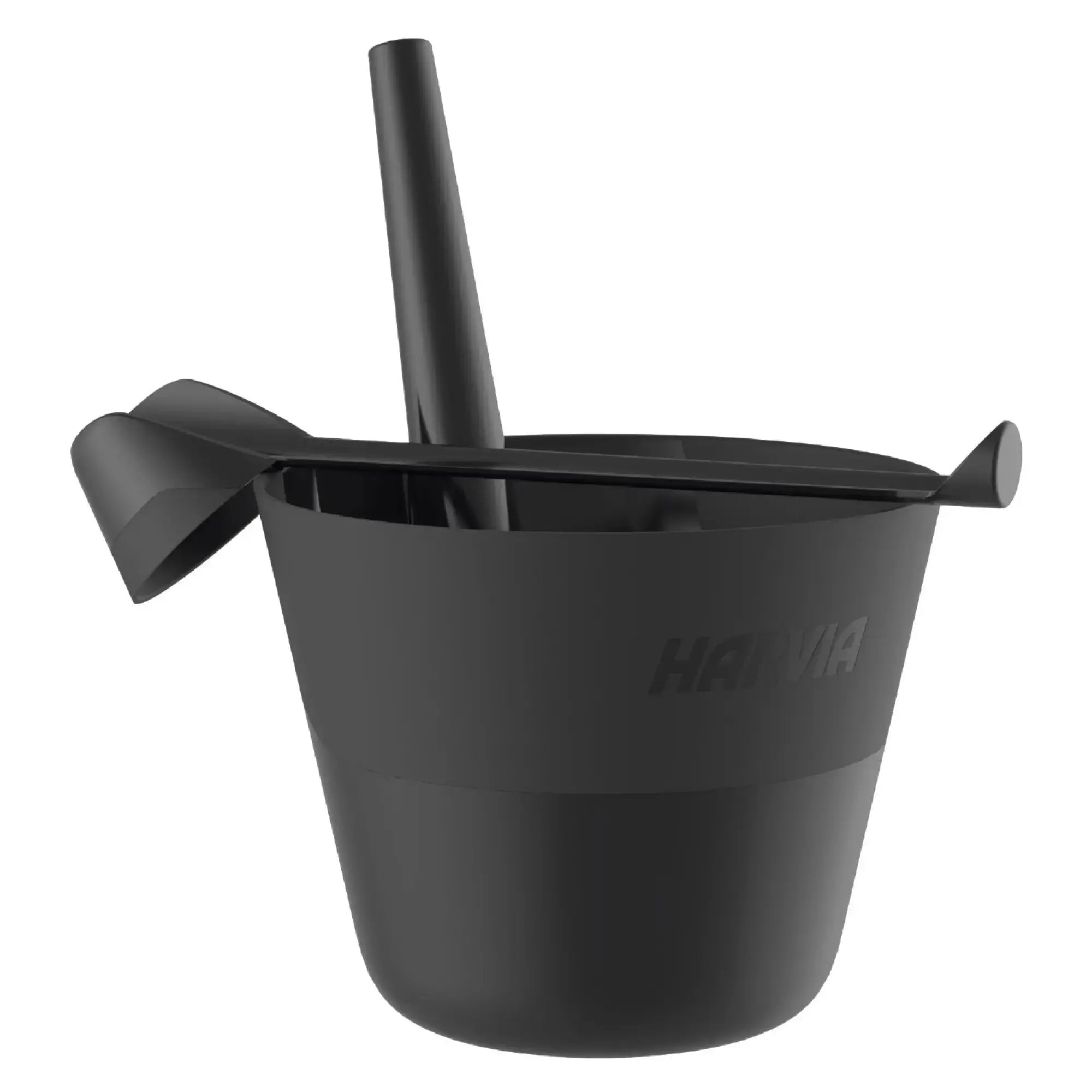 Harvia Sauna Bucket and Ladle Set, 7L & 200mL, Black (SA009) Harvia