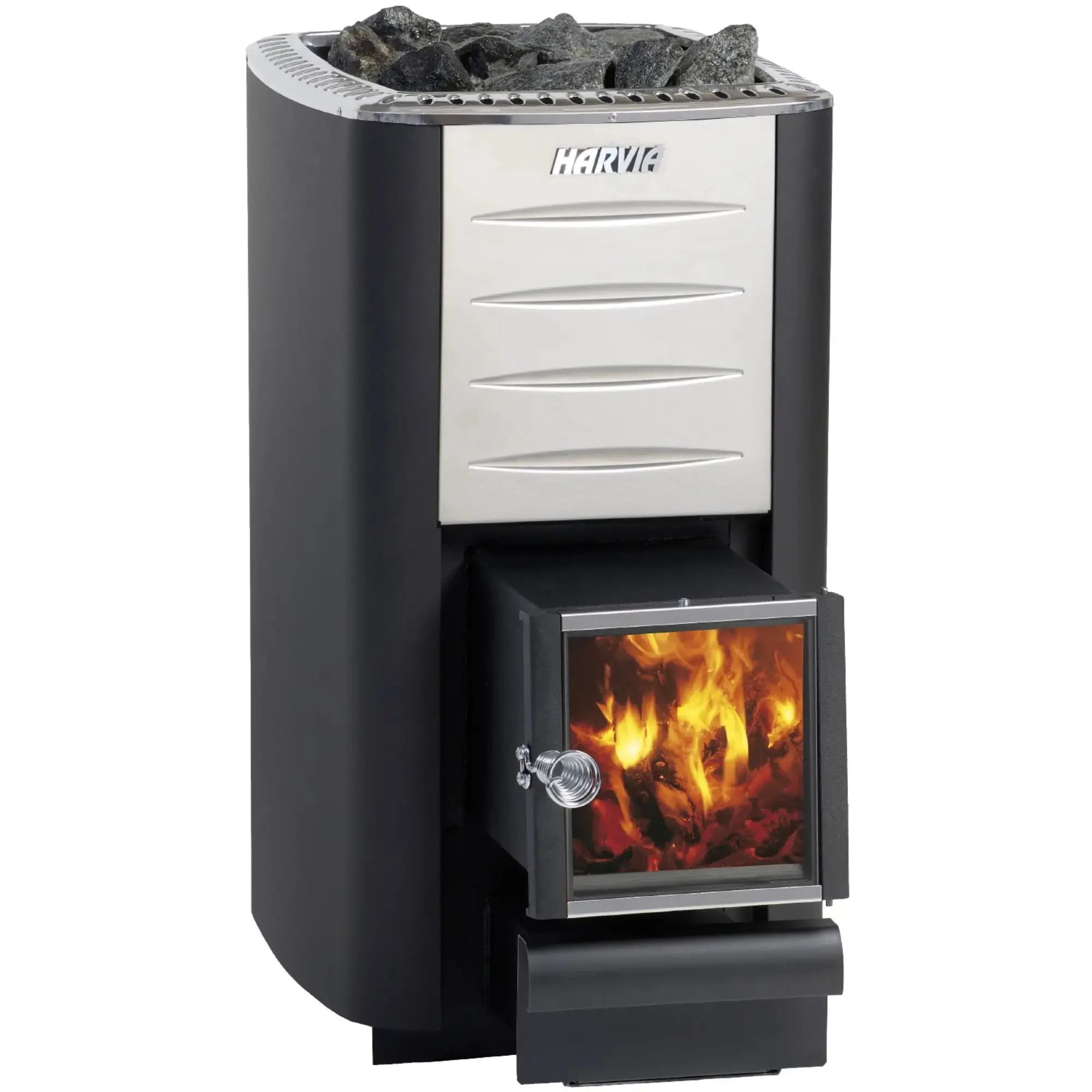 Harvia M3 SL 16.5 kW Wood-Burning Sauna Stove with Exterior Feed Harvia