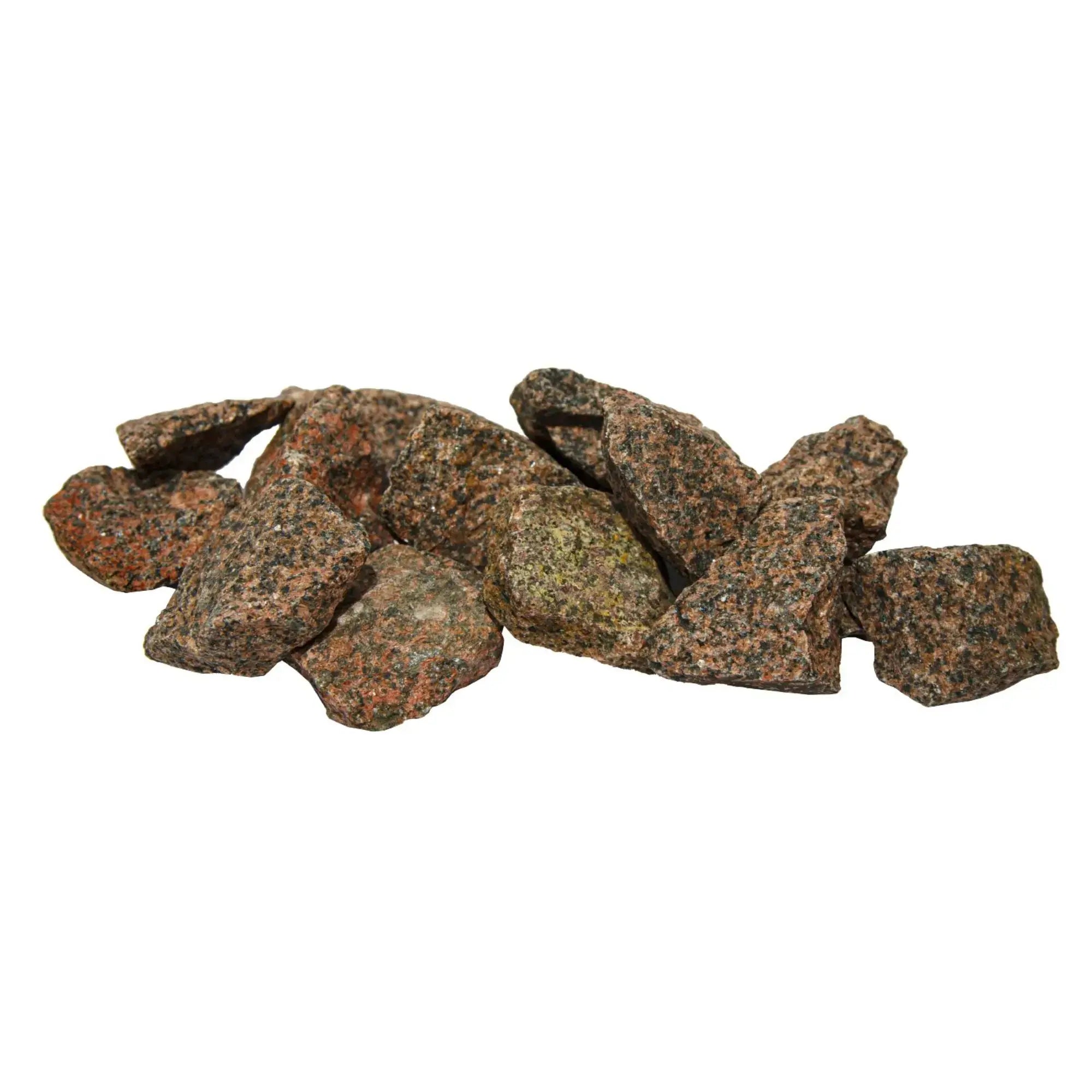Harvia Decorative Red Granite Sauna Heater Stones, Split-Face, 5-10cm (AC5000) Harvia