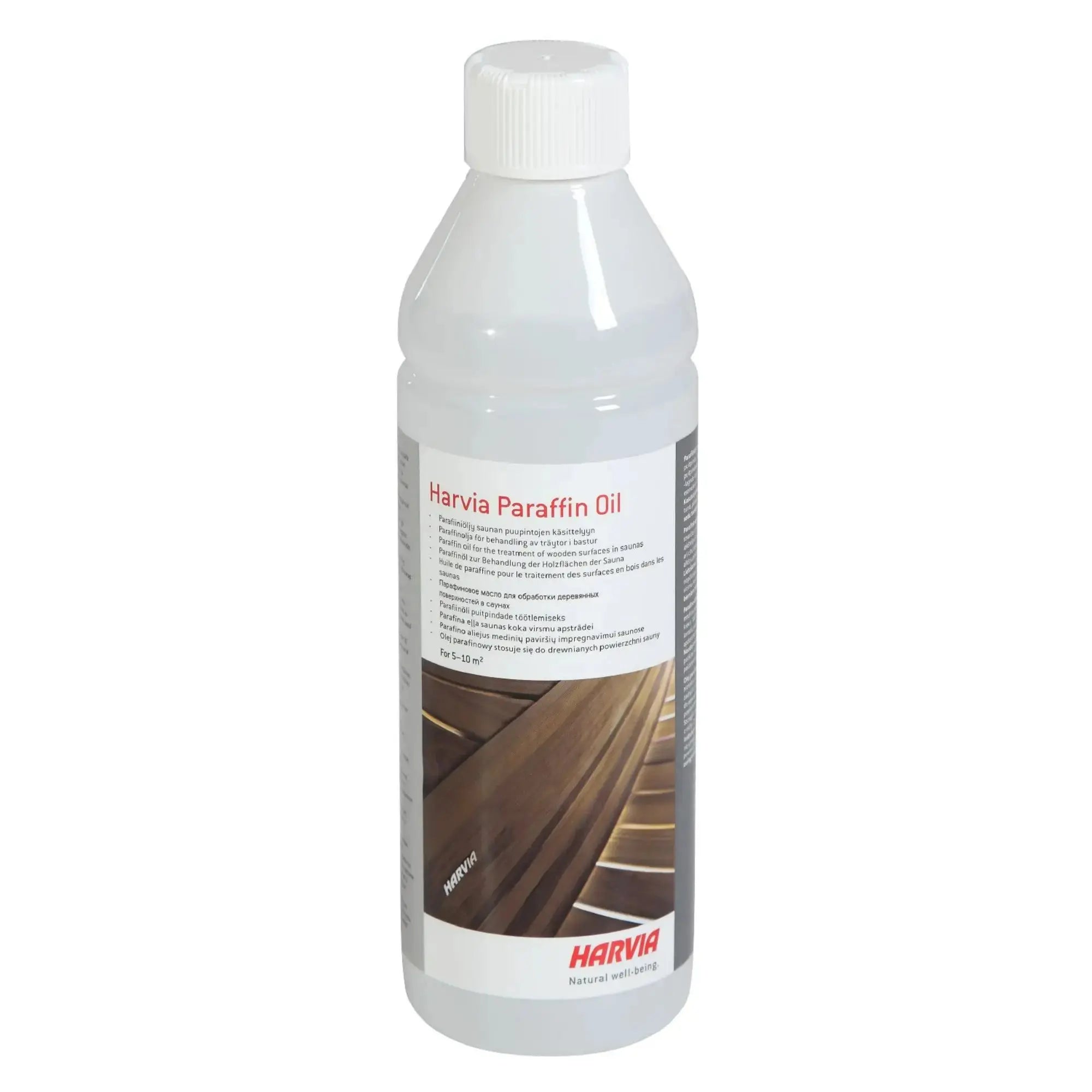 Harvia Sauna Wood Paraffin Oil, 16.9oz (500ml) (SAC25060) Harvia