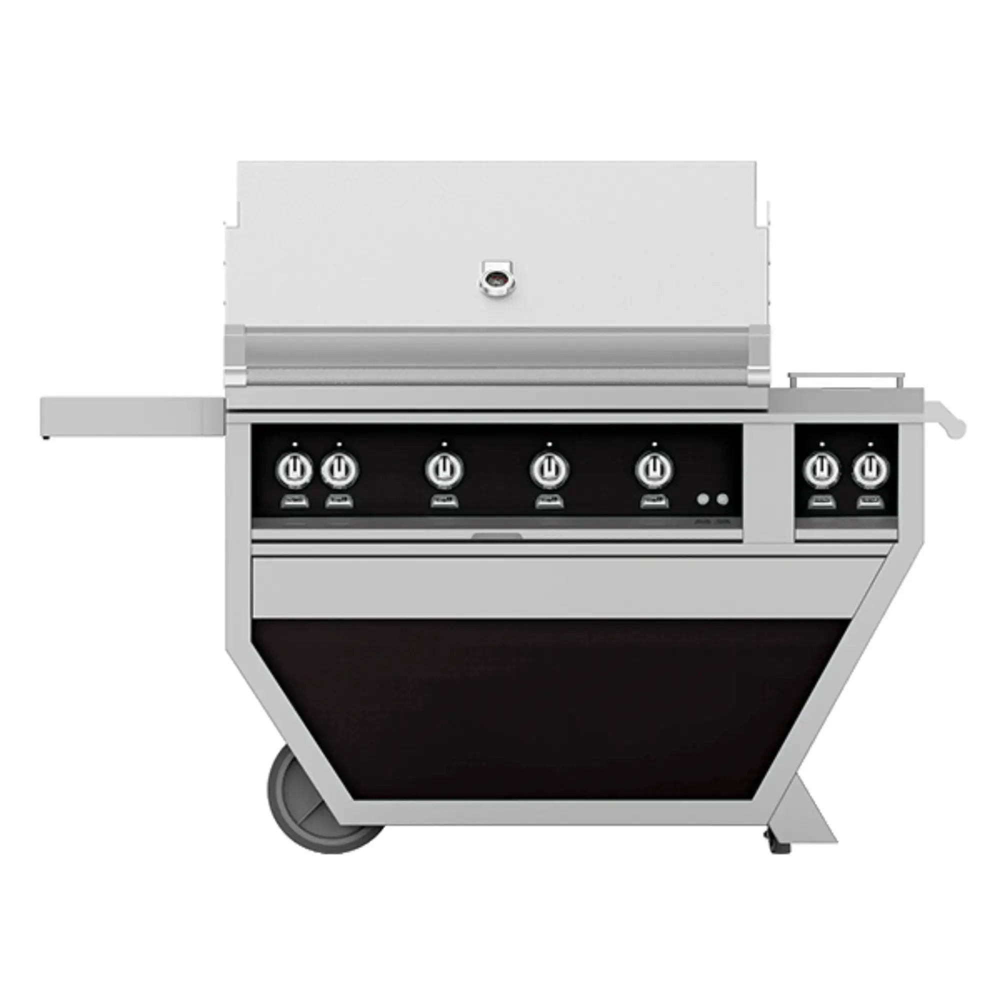 Hestan 42-Inch Freestanding Gas Grill w/ Sear on Deluxe Cart with Double Side Burner – GMBR42CX2 Hestan