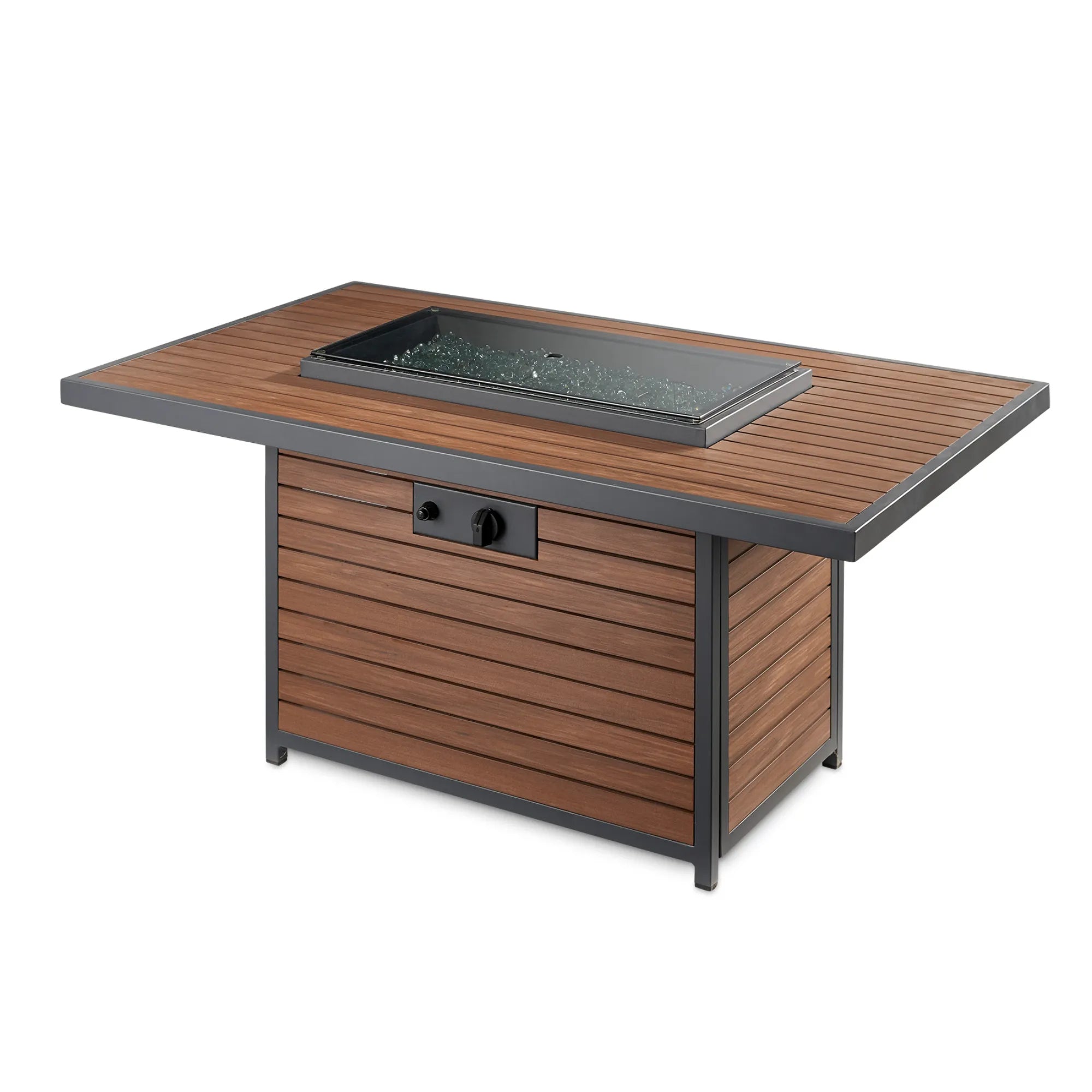 Kenwood & Brooks 50″ Rectangular Chat Height Gas Fire Table – The Outdoor GreatRoom Company