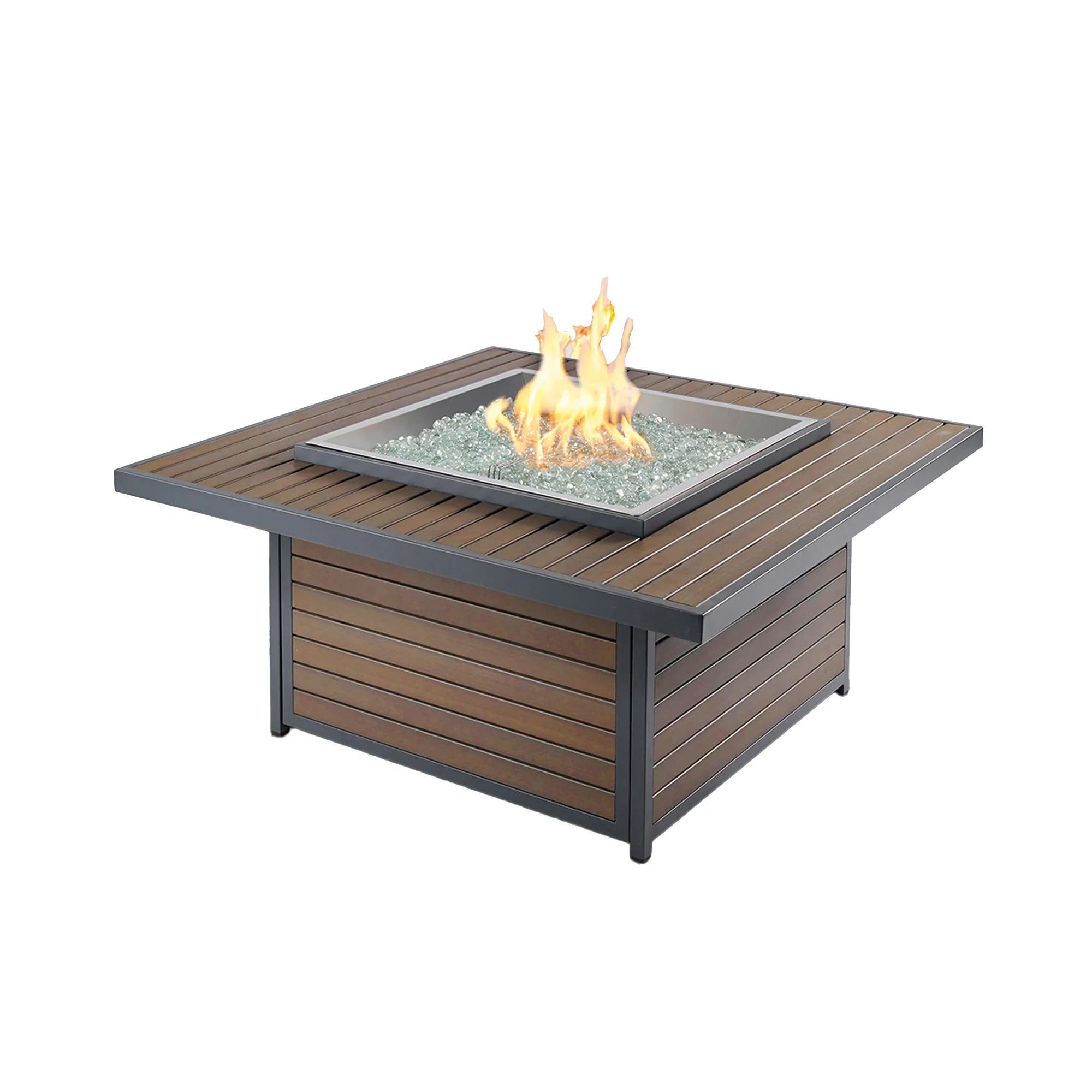 Kenwood & Brooks 40″ Square Gas Fire Table – The Outdoor GreatRoom Company