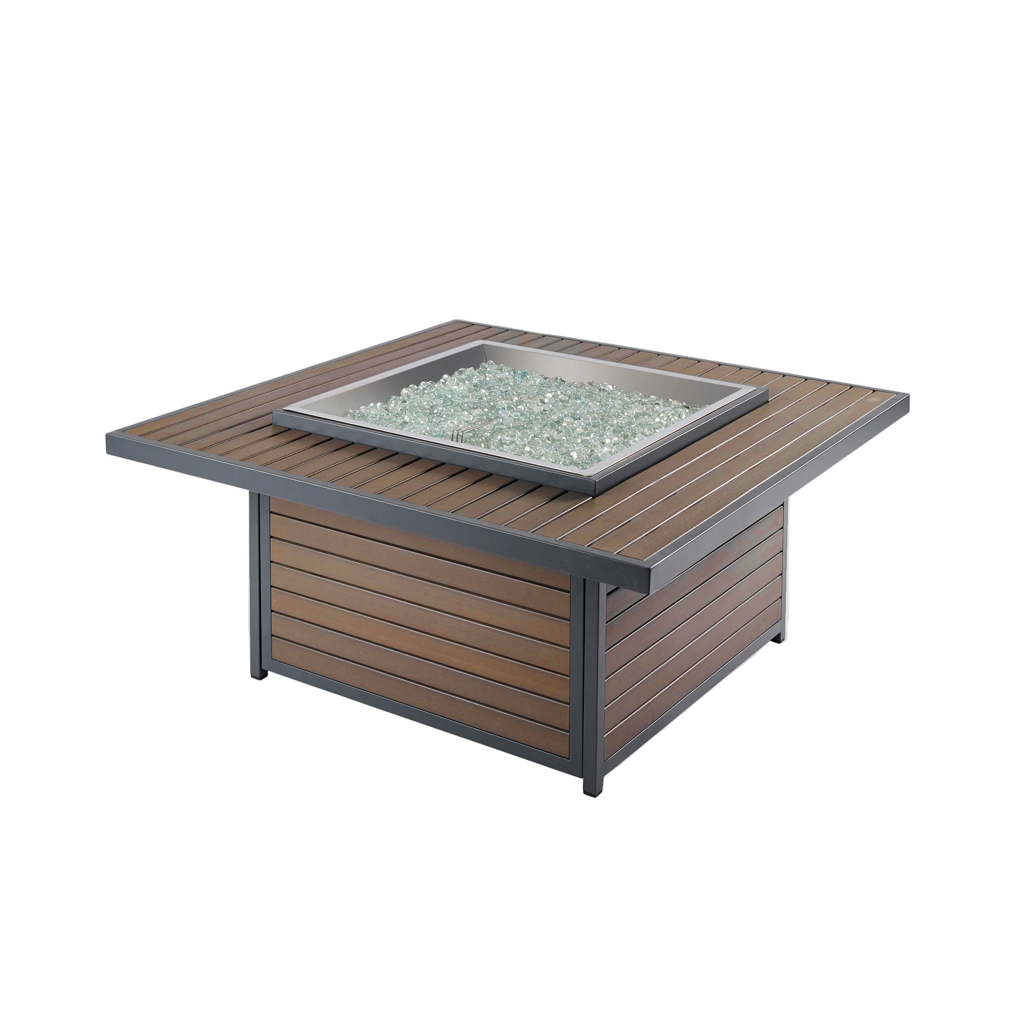 Kenwood & Brooks 40″ Square Gas Fire Table – The Outdoor GreatRoom Company