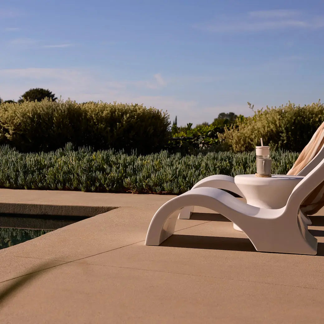 Ledge Lounger Signature Lowback Chair Resin In-Pool Chair - view 7