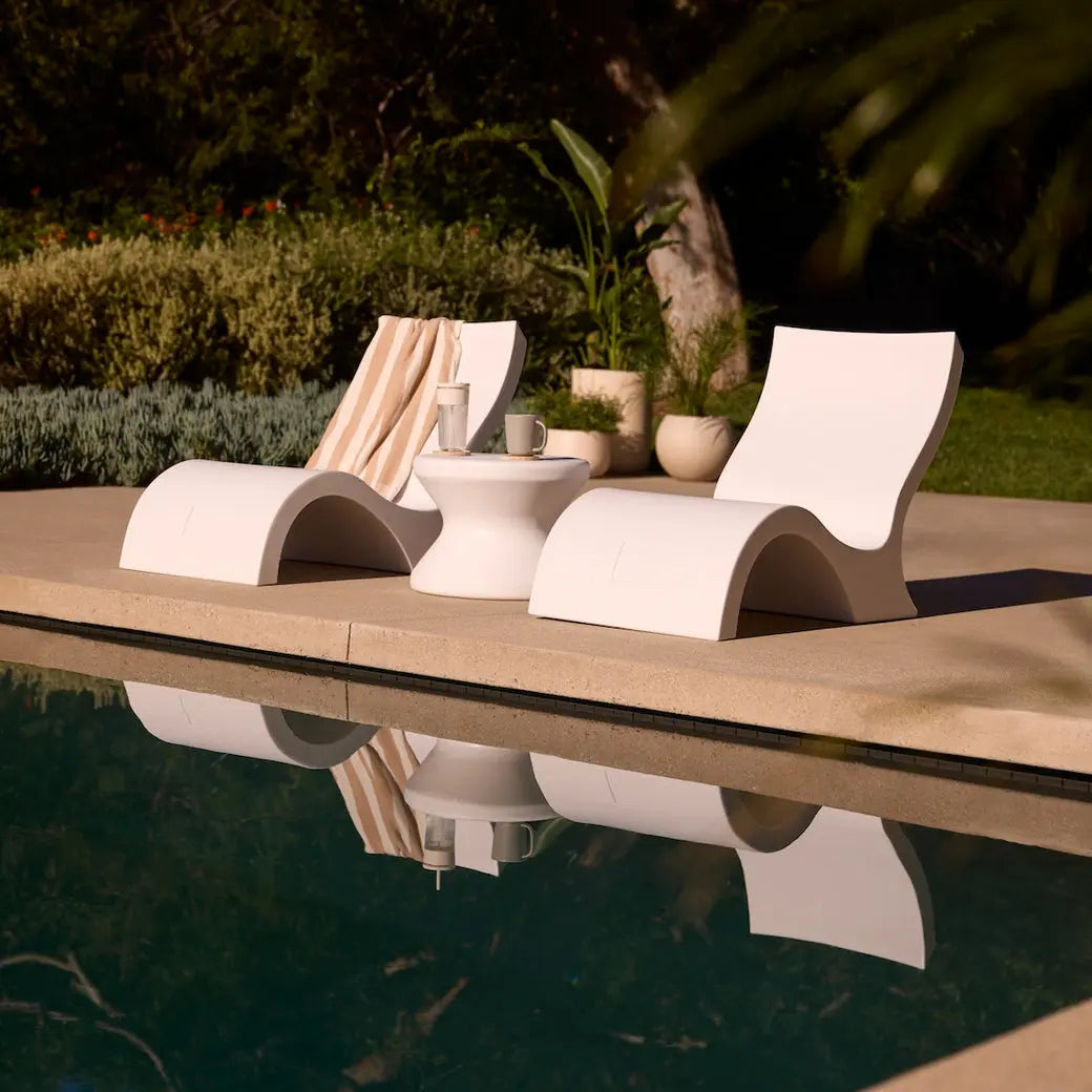 Ledge Lounger Signature Lowback Chair Resin In-Pool Chair - view 6