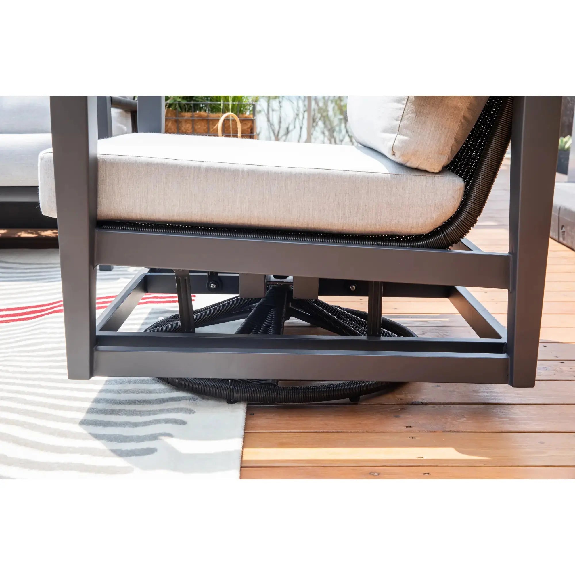 Laguna Swivel Glider Chair (OS2506W) - Elementi Elementi
