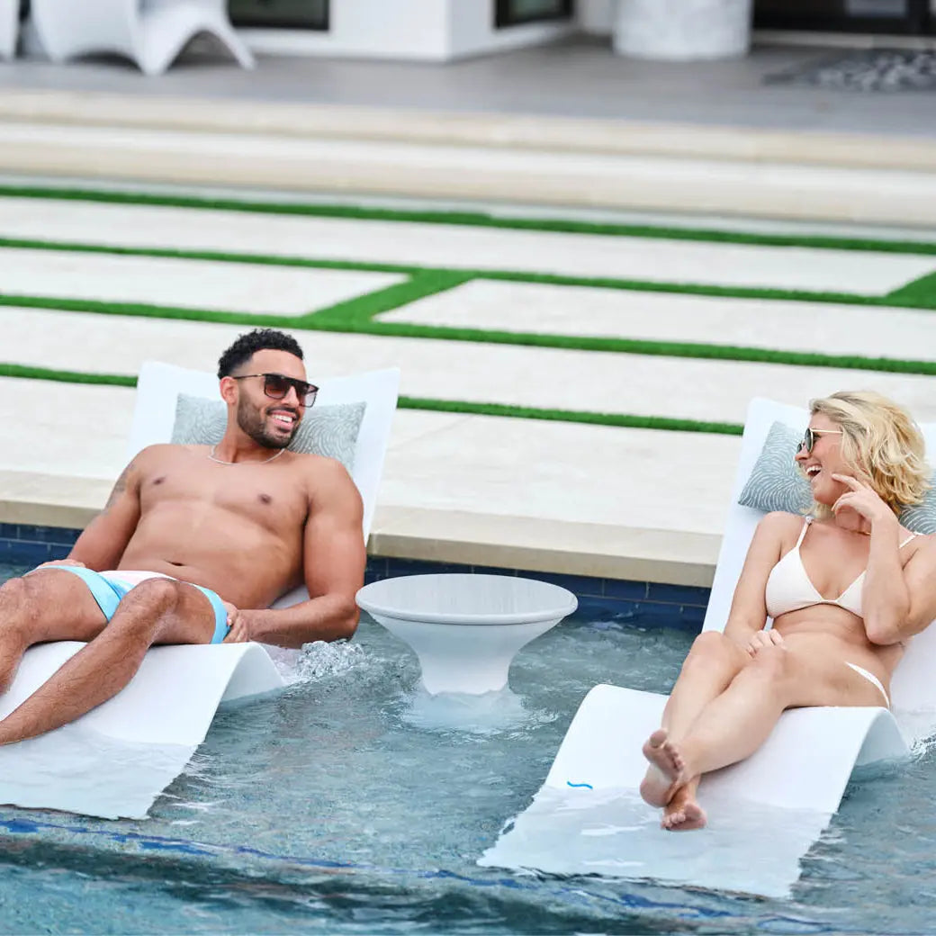 Ledge Lounger Autograph Chaise 70" Resin In-Pool Chaise Lounge - view 8
