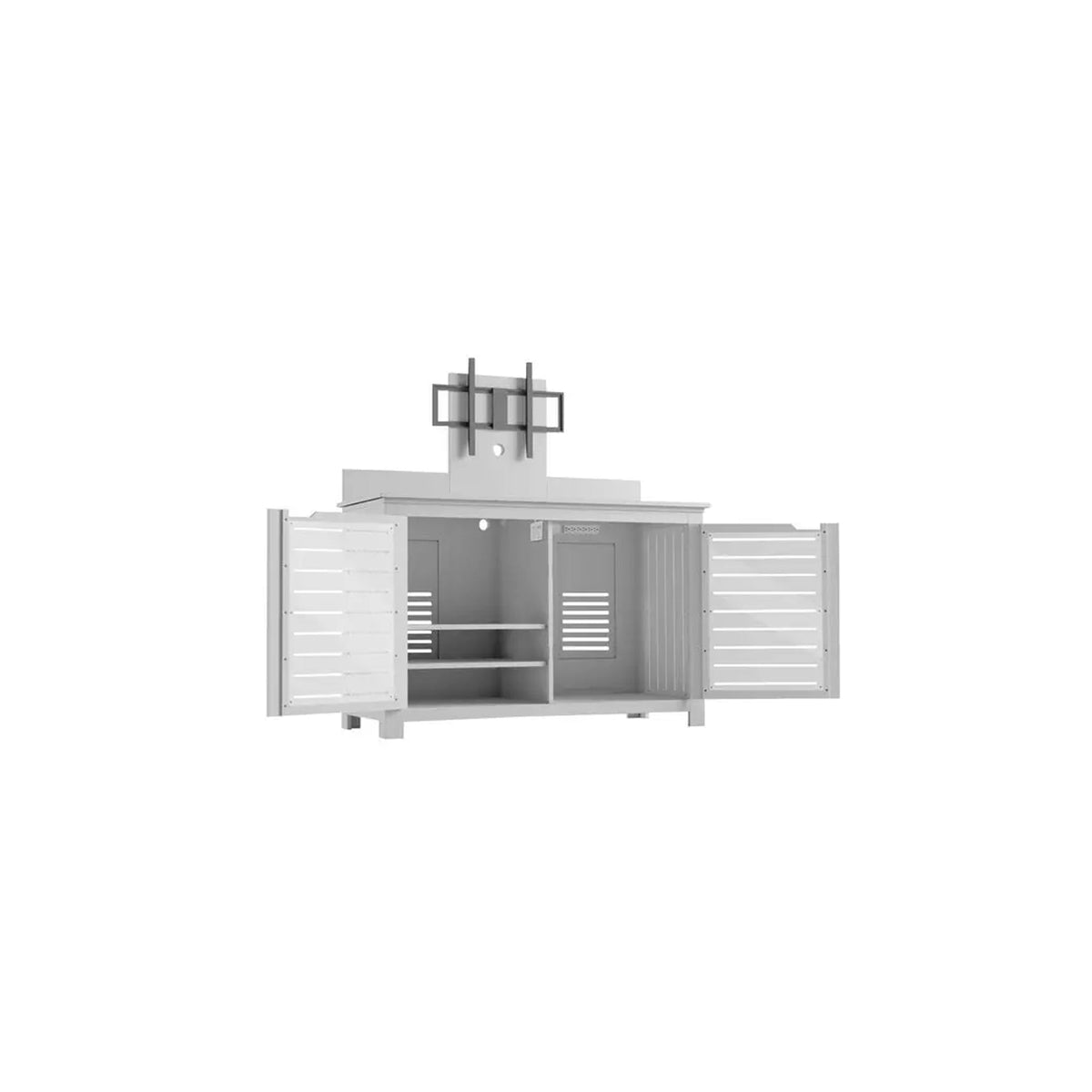 Ledge Lounger Mainstay Bar Credenza 57" Resin Outdoor Bar & TV Stand - view 25