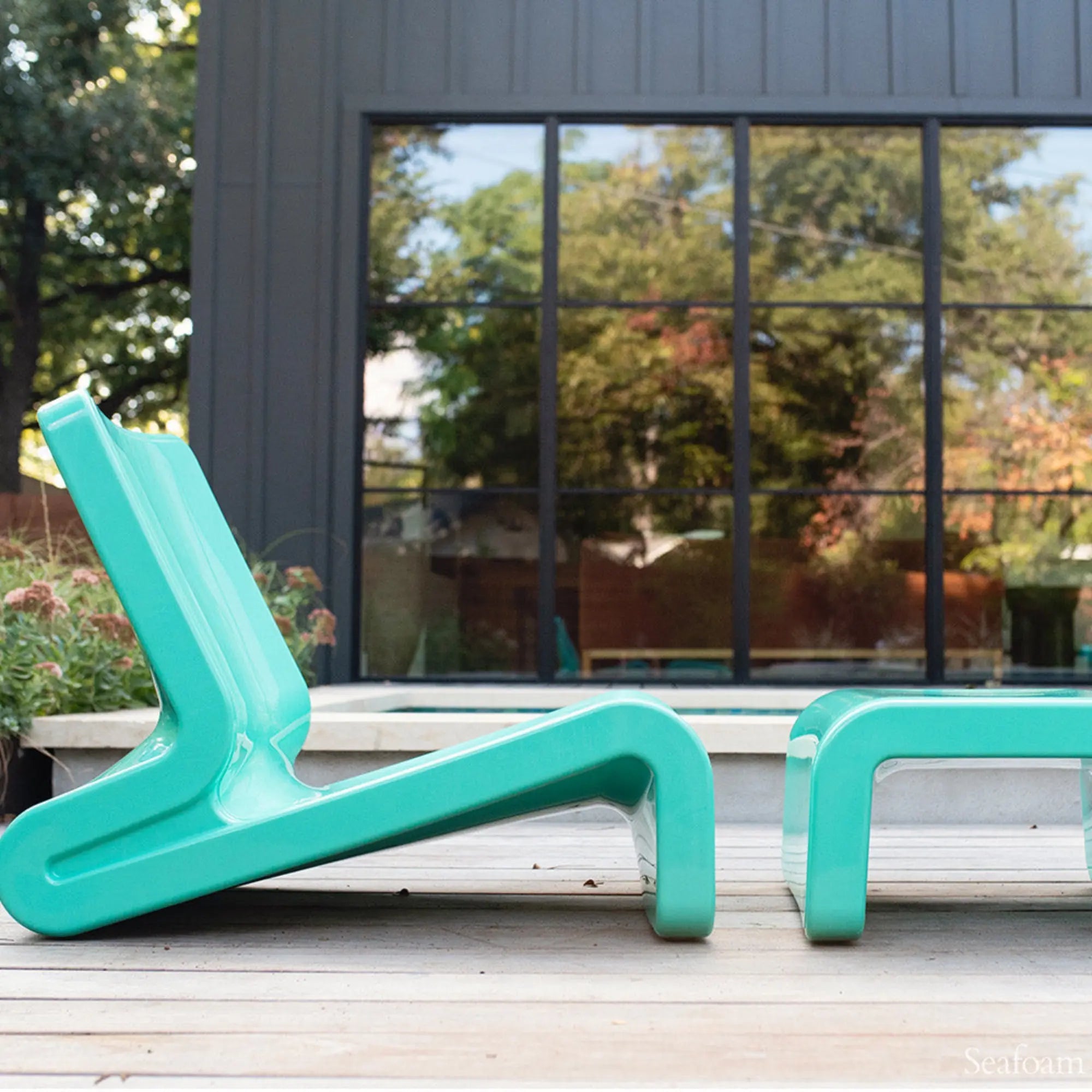 Line Lounge Chair | Modern In-Pool Outdoor Lounge Chair — Tupelo Goods Tupelo Goods