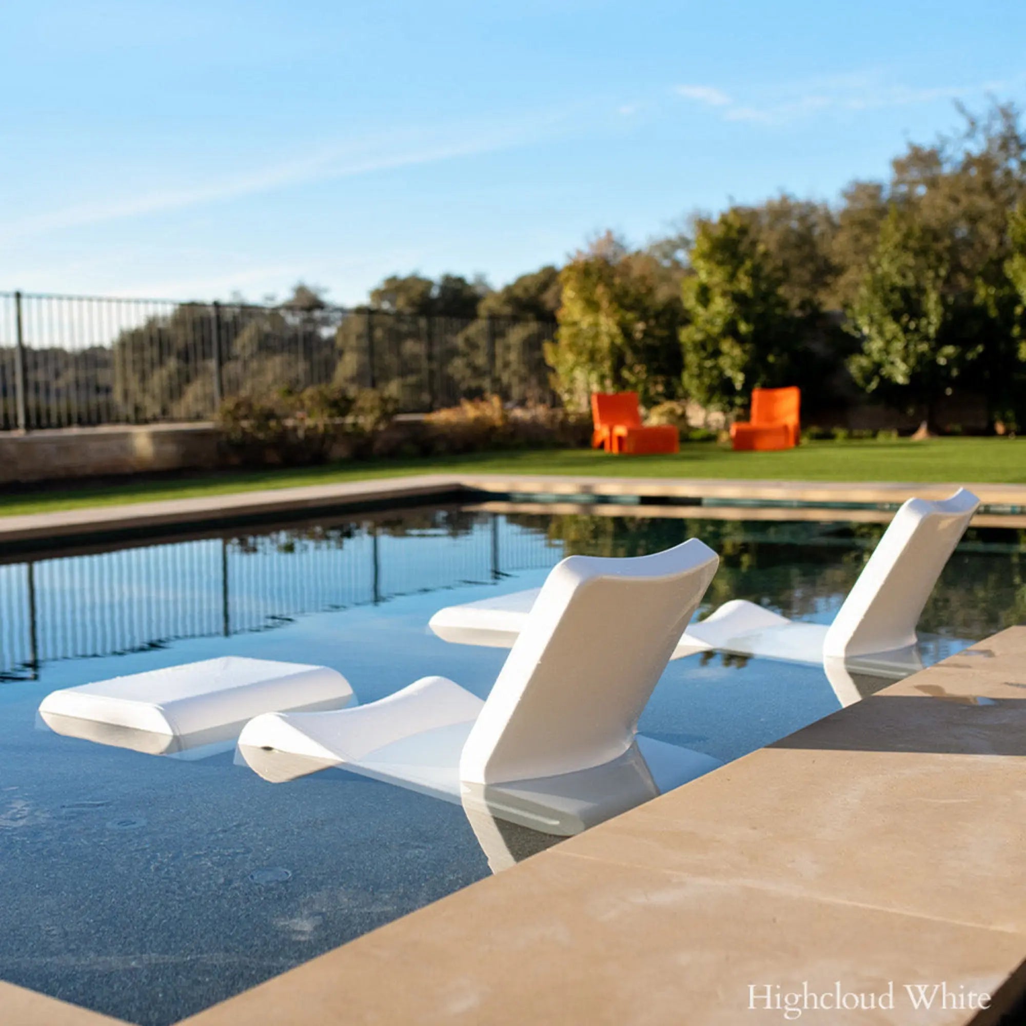 Line Lounge Chair | Modern In-Pool Outdoor Lounge Chair — Tupelo Goods Tupelo Goods
