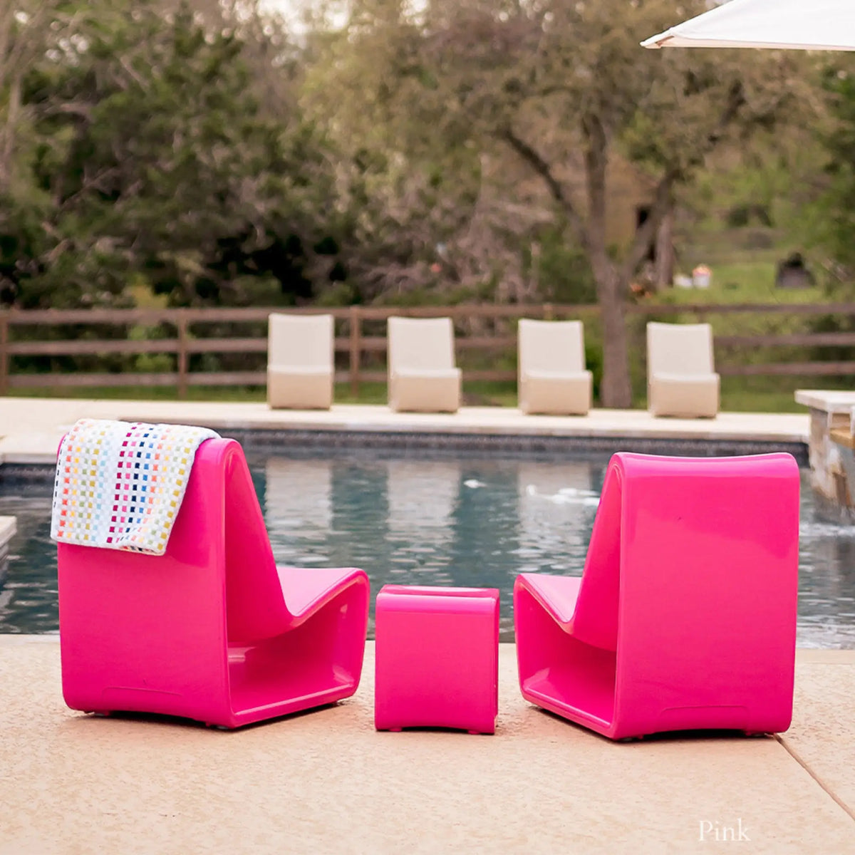 Loop Lounge Chair | Modern In-Pool Outdoor Lounge Chair — Tupelo Goods Tupelo Goods