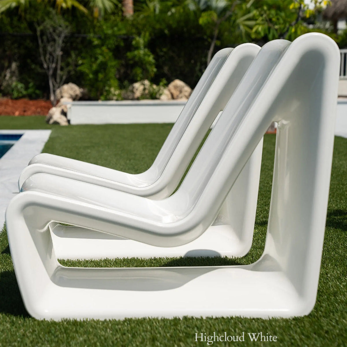 Loop Lounge Chair | Modern In-Pool Outdoor Lounge Chair — Tupelo Goods Tupelo Goods
