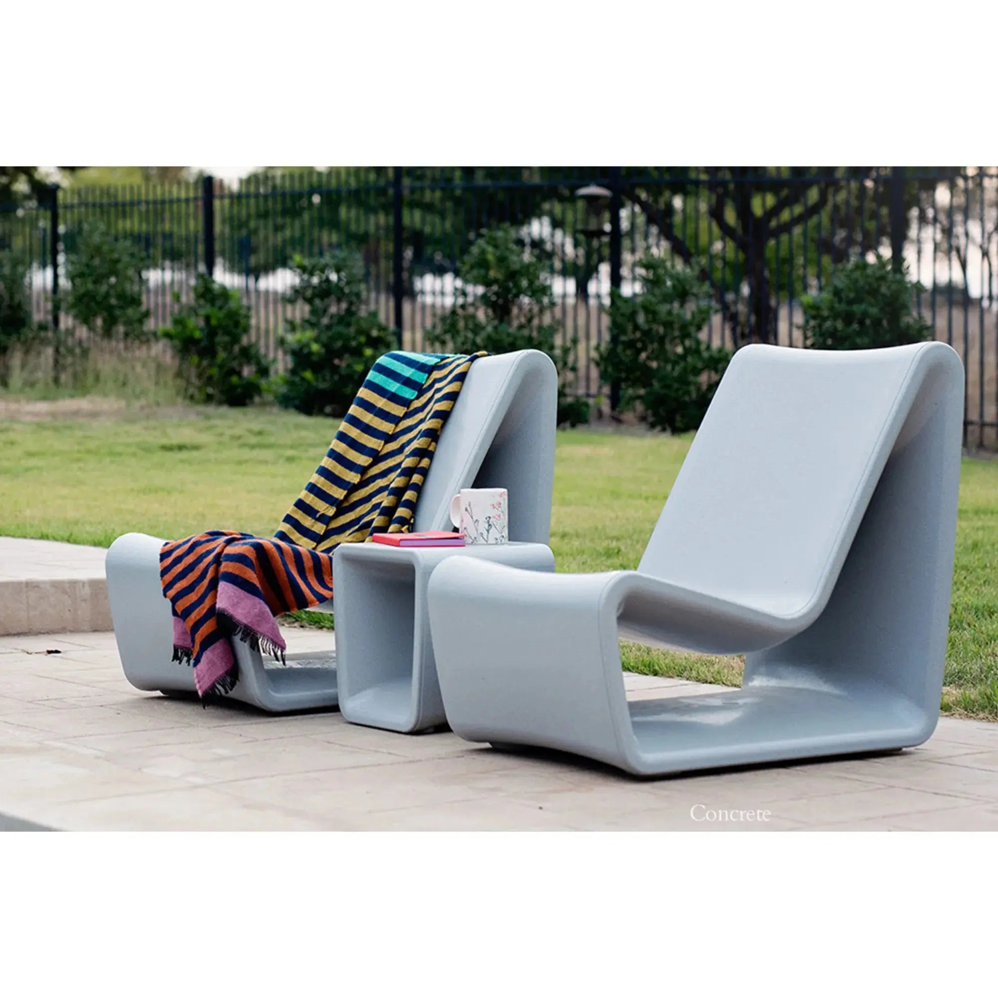 Loop Side Table | Modern Outdoor Side Table — Tupelo Goods Tupelo Goods