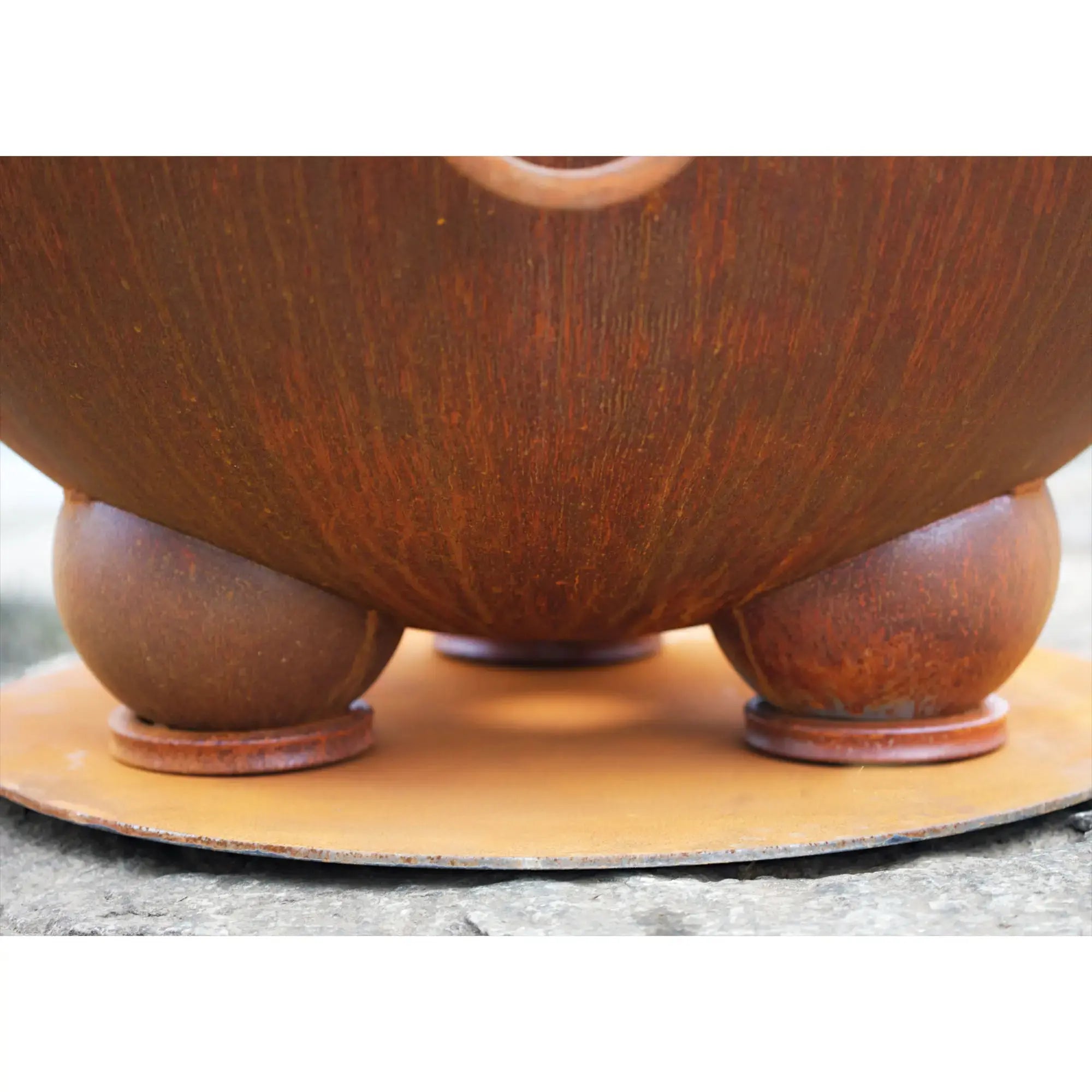Nepal 41″ Round Wood Burning Fire Pit – Carbon Steel by Fire Pit Art Fire Pit Art