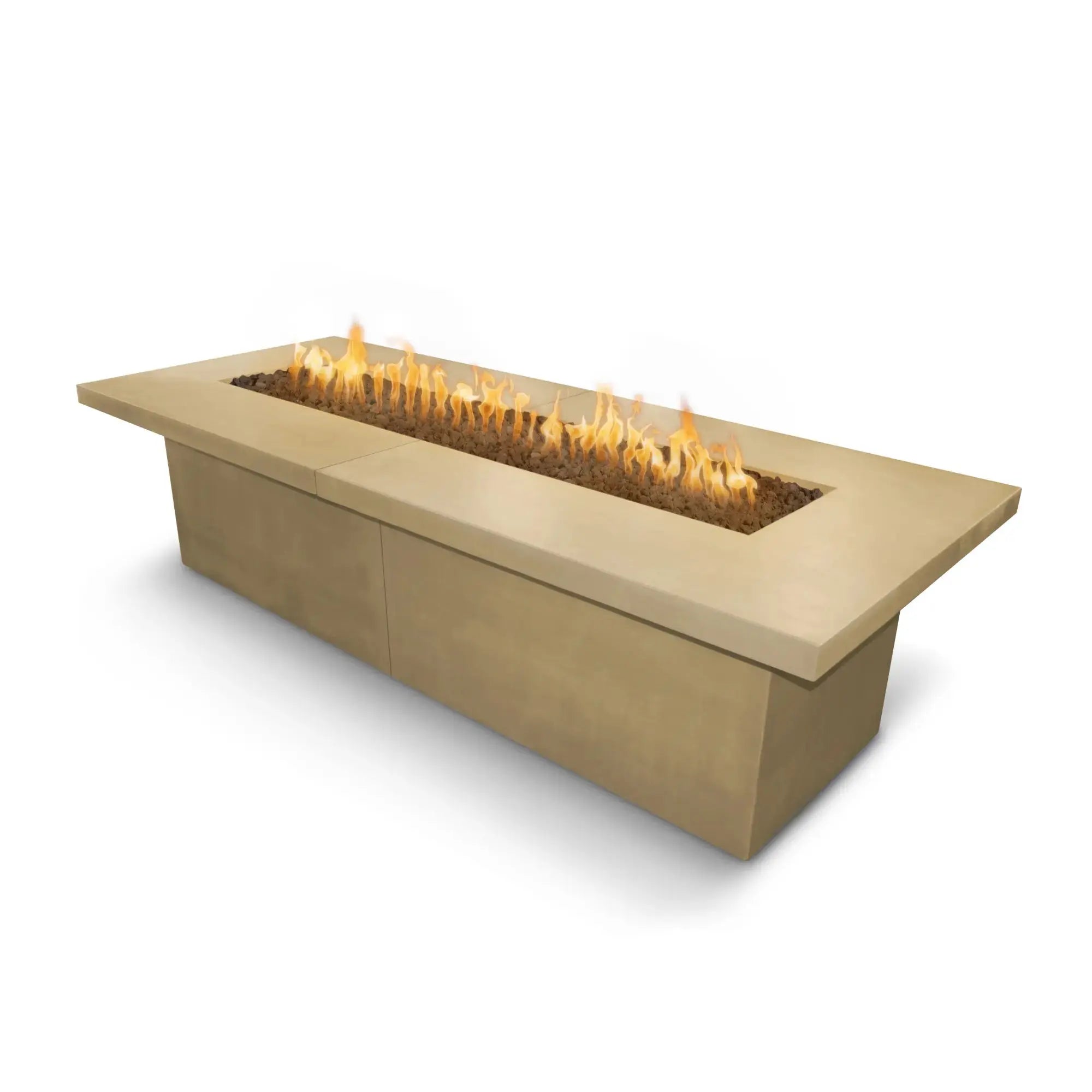 Newport 72" Rectangular Concrete Gas Fire Table – The Outdoor Plus The Outdoor Plus