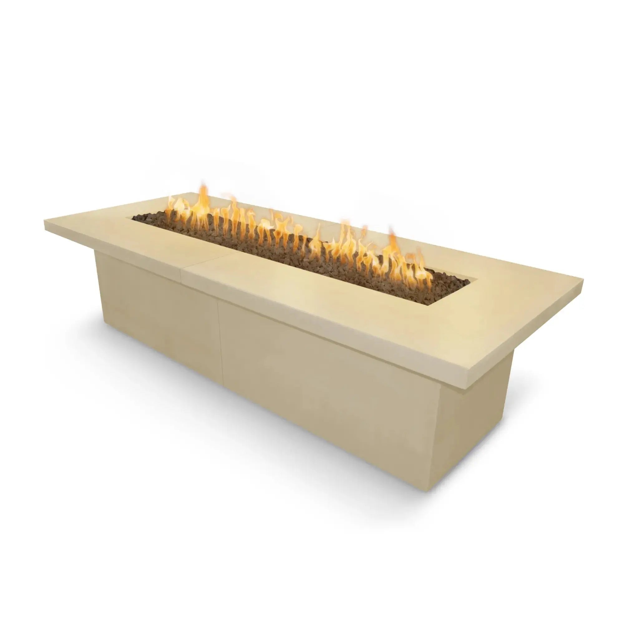 Newport 72" Rectangular Concrete Gas Fire Table – The Outdoor Plus The Outdoor Plus