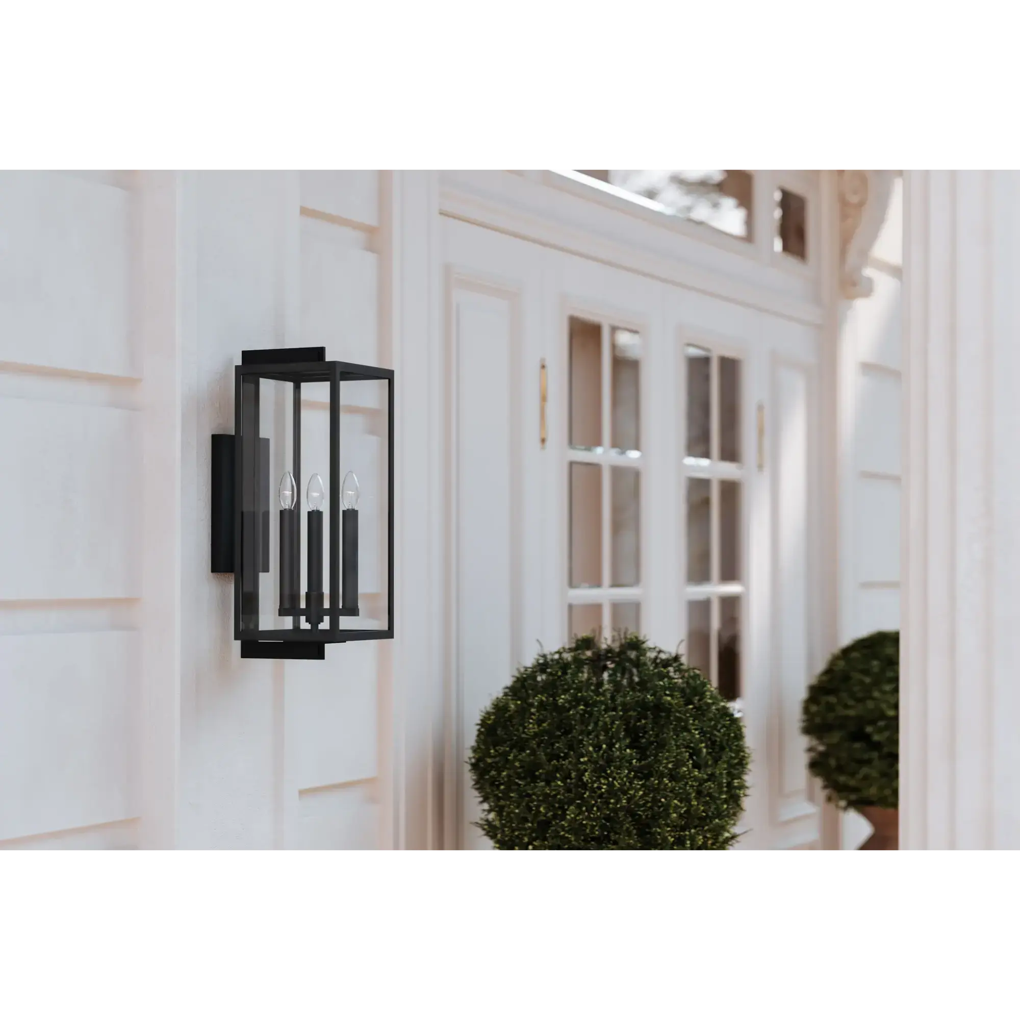 Troy Lighting Nico 20-Inch Outdoor Wall Sconce - French Iron - Wet Rated - B5513-FRN Troy Lighting