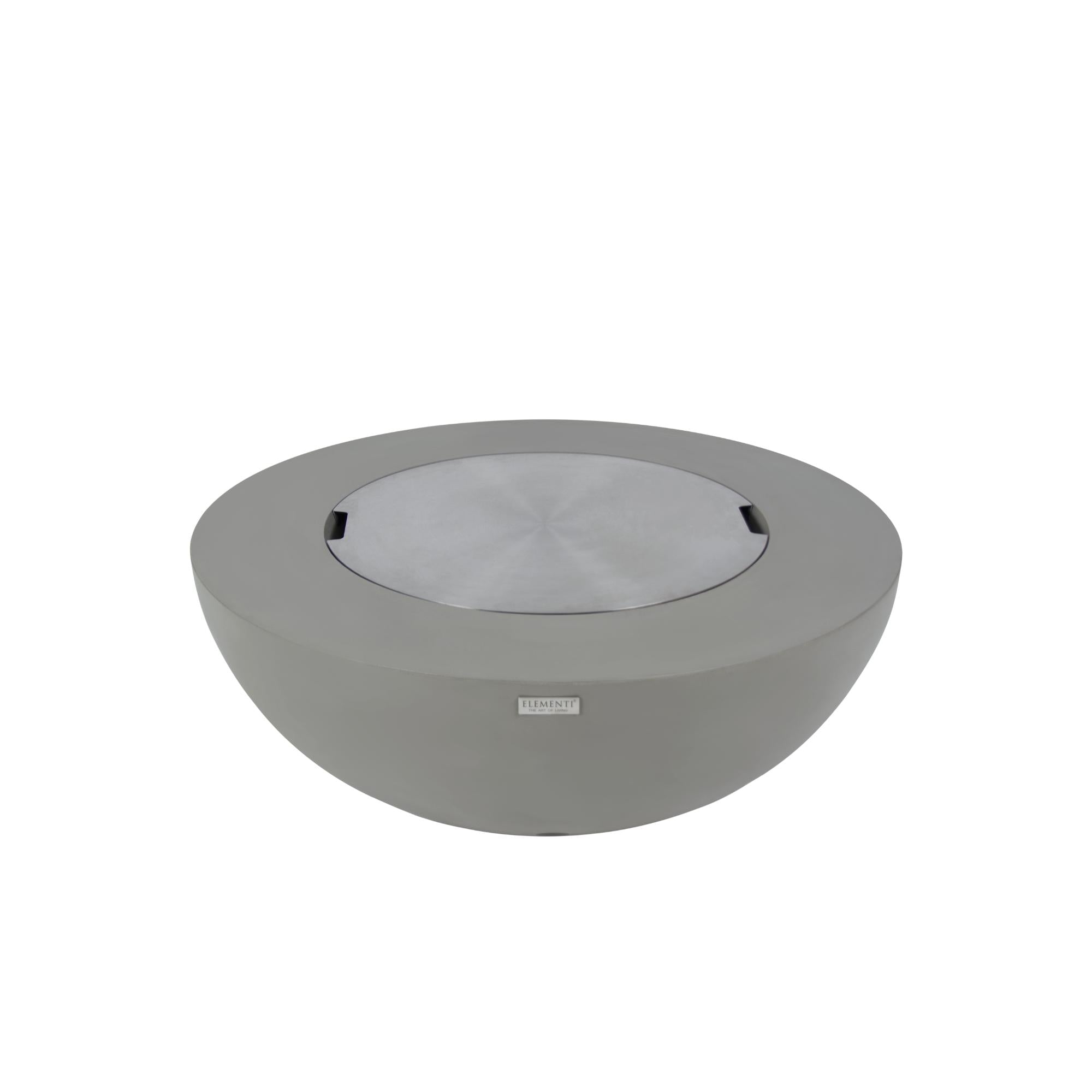 Lunar Bowl 42″ Round Concrete Gas Fire Table – Elementi