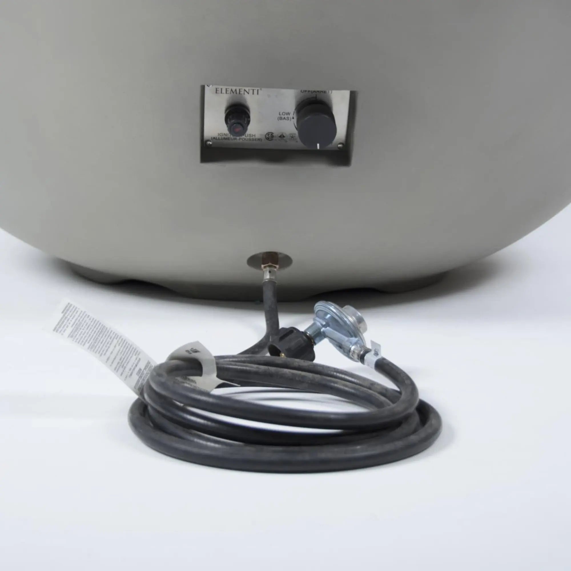 Lunar Bowl 42″ Round Concrete Gas Fire Table – Elementi Elementi