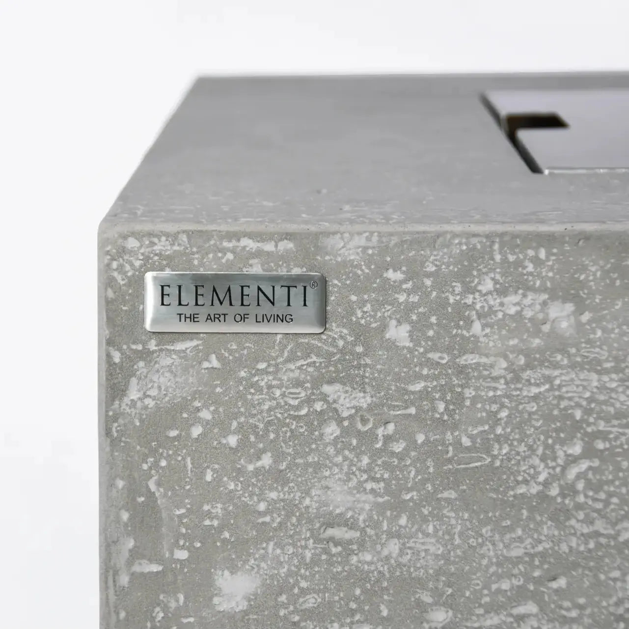 Manhattan 36″ Square Concrete Gas Fire Table – Elementi Elementi