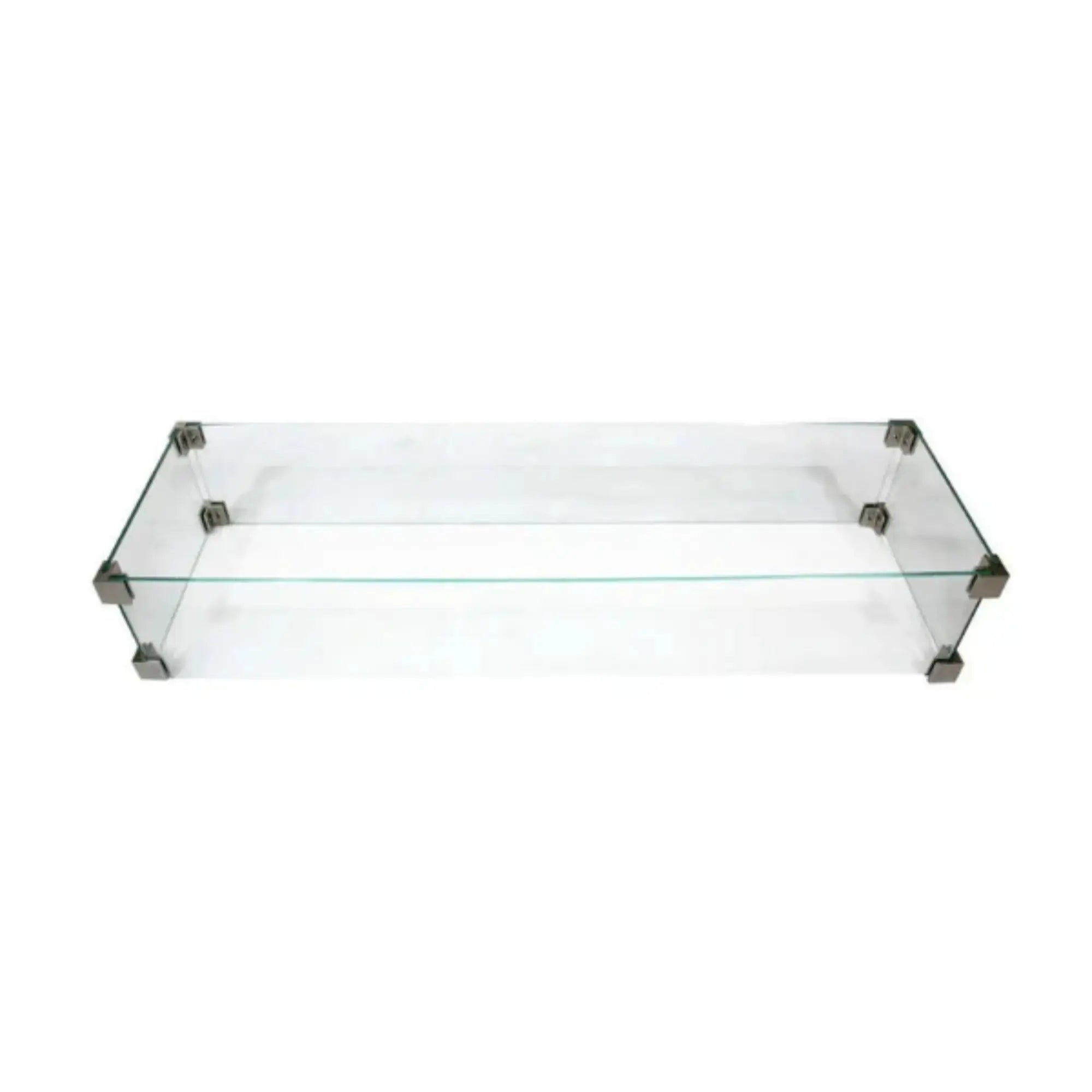 43" x 14" Rectangular Fire Pit Wind Screen - Elementi Elementi