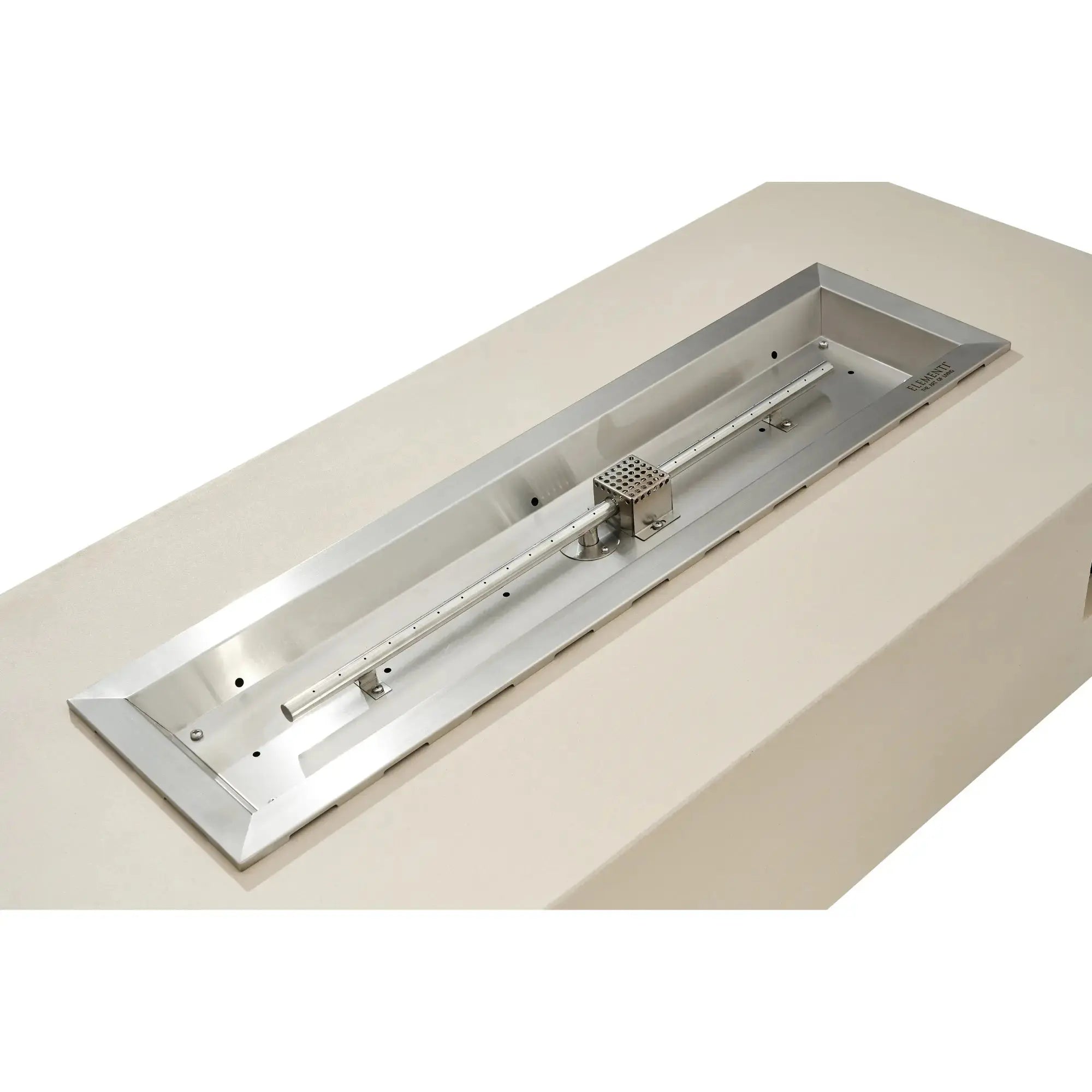 Granville 60″ Rectangular Concrete Gas Fire Table – Elementi Elementi
