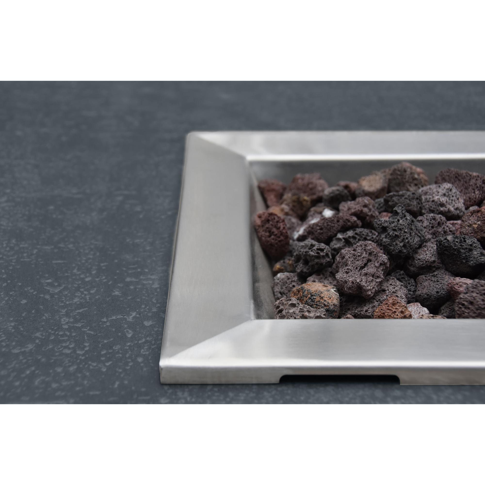 Hampton 56″ Rectangular Concrete Gas Fire Table – Elementi