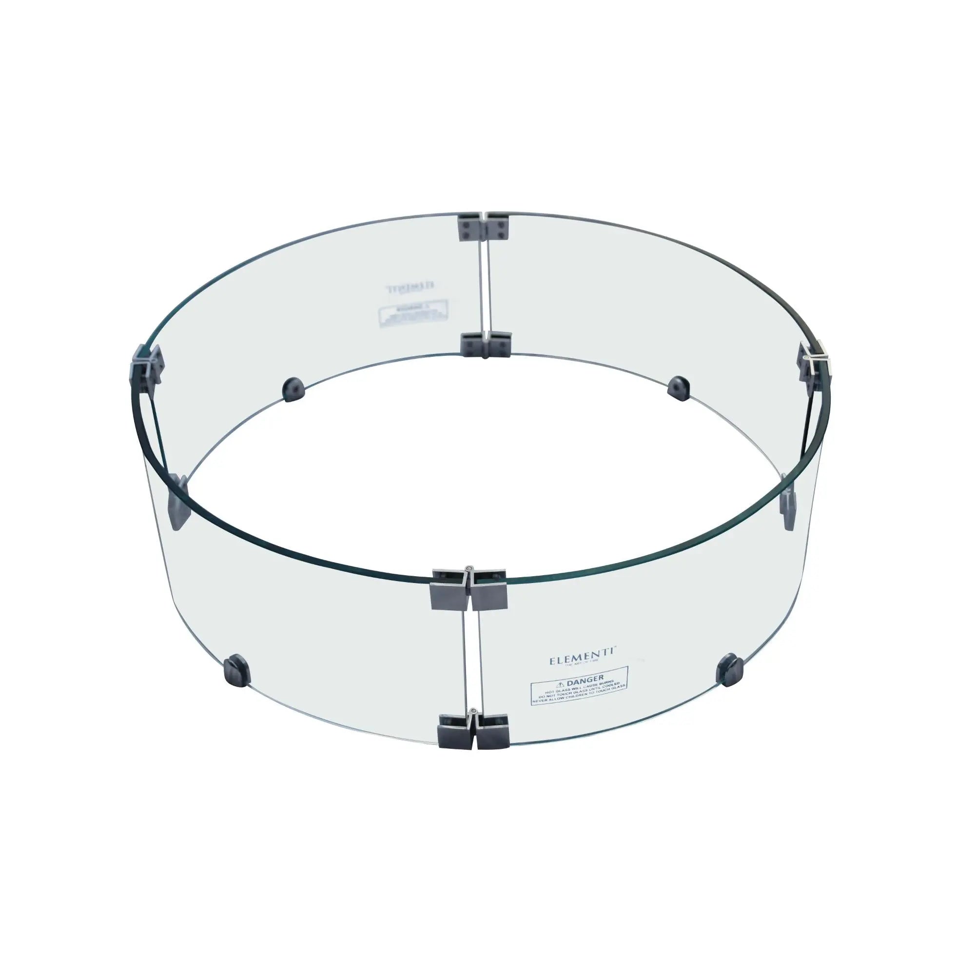 25.2" Round Fire Pit Wind Screen - Elementi Elementi