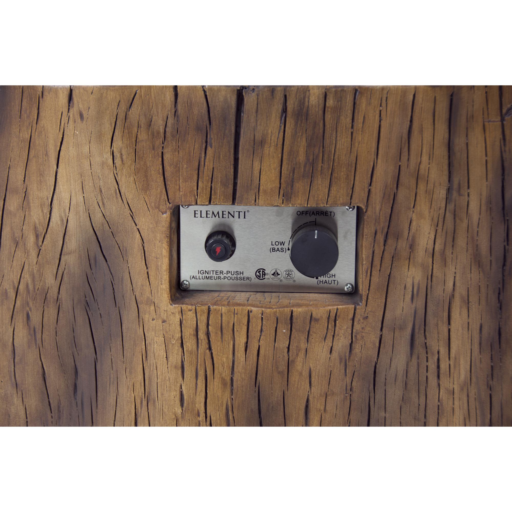 Manchester 42″ Round Concrete Gas Fire Table – Elementi