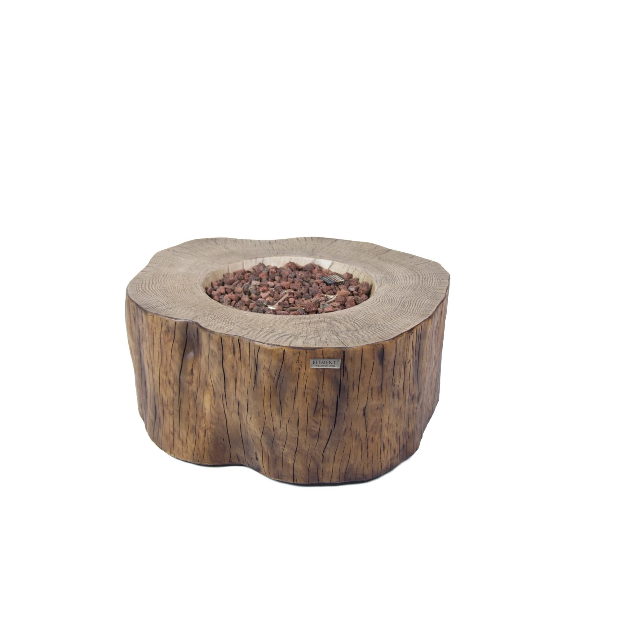 Manchester 42″ Round Concrete Gas Fire Table – Elementi