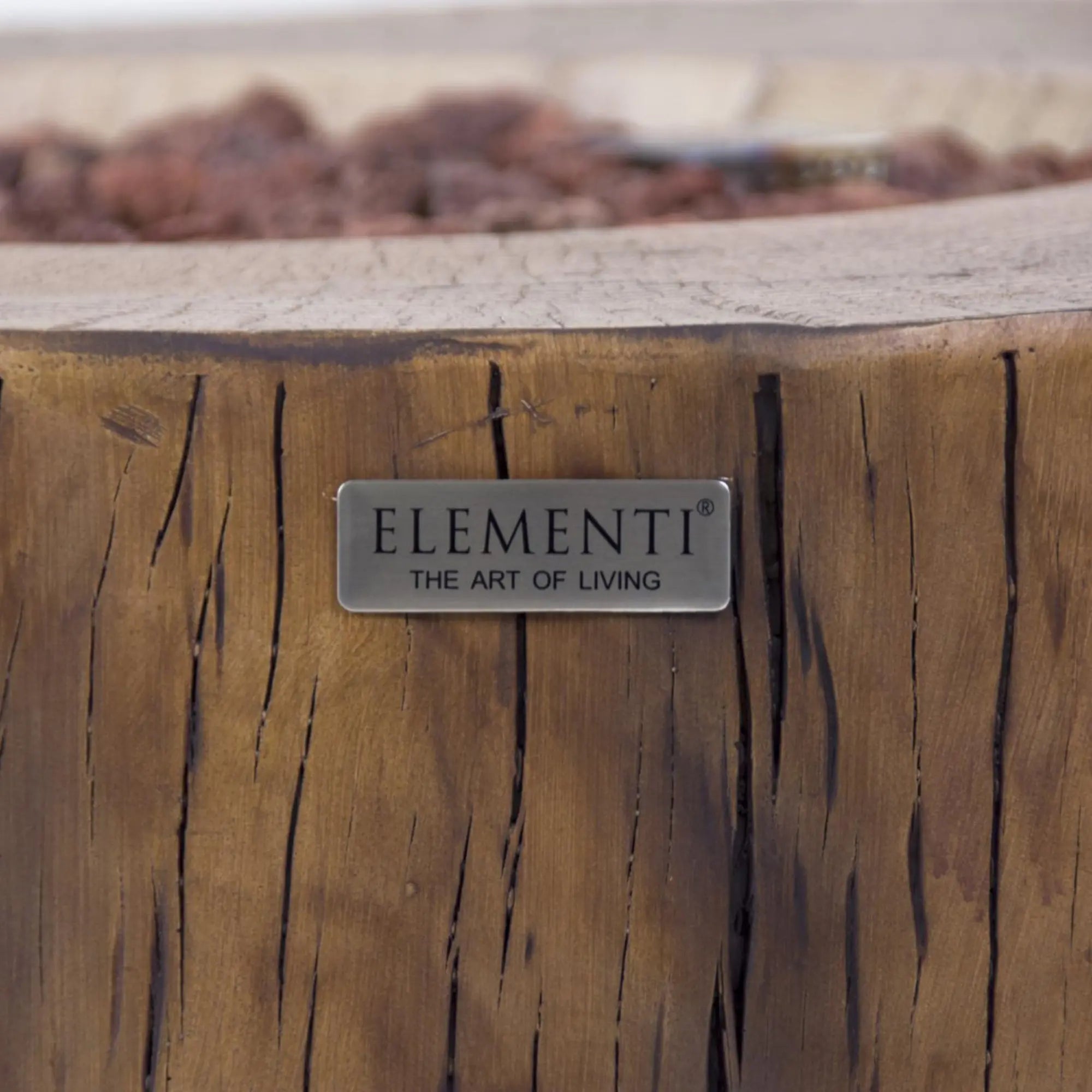 Manchester 42″ Round Concrete Gas Fire Table – Elementi Elementi