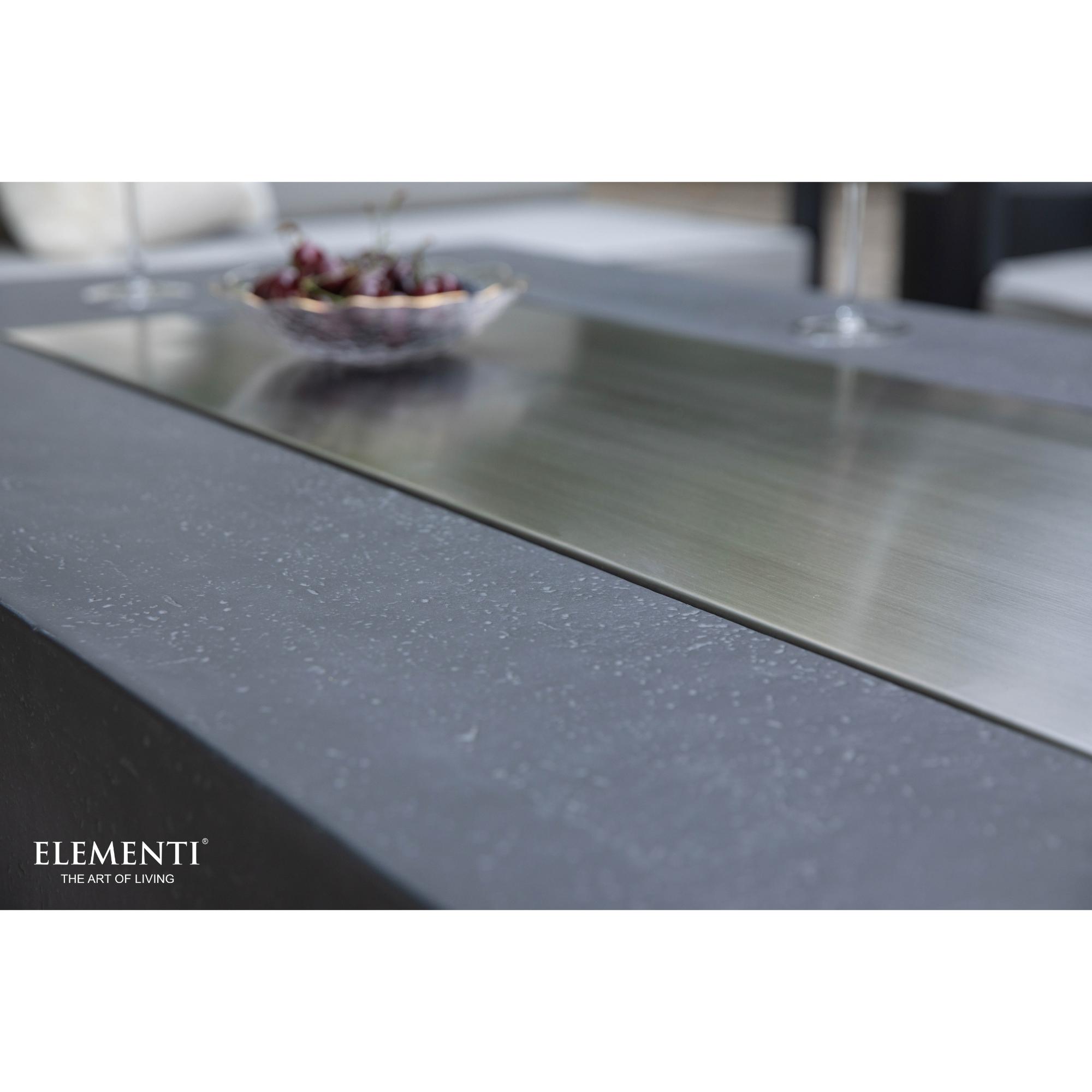 Andes 66″ Rectangular Concrete Liquid Propane Fire Table with Hidden Tank – Elementi