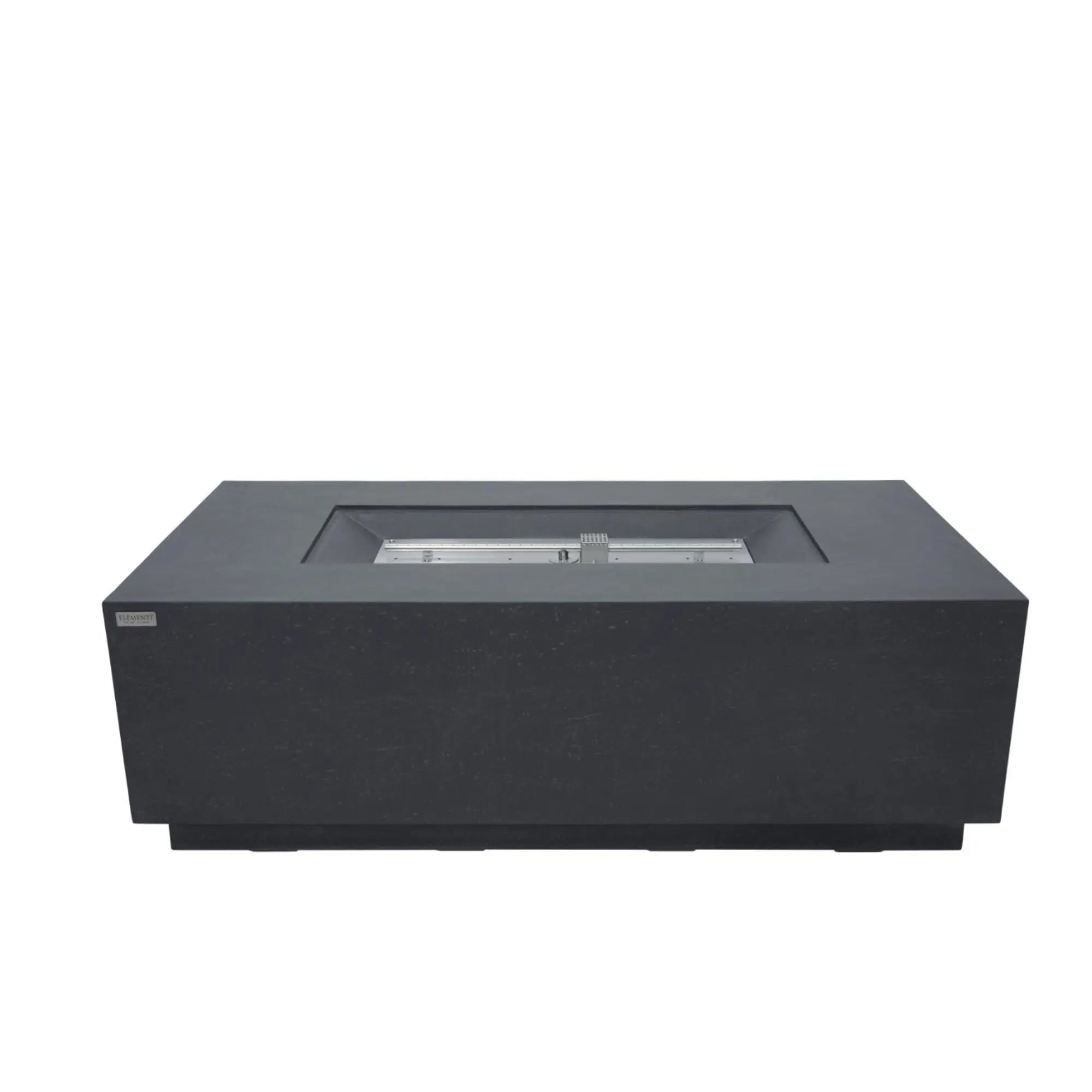Andes 66″ Rectangular Concrete Liquid Propane Fire Table with Hidden Tank – Elementi Elementi