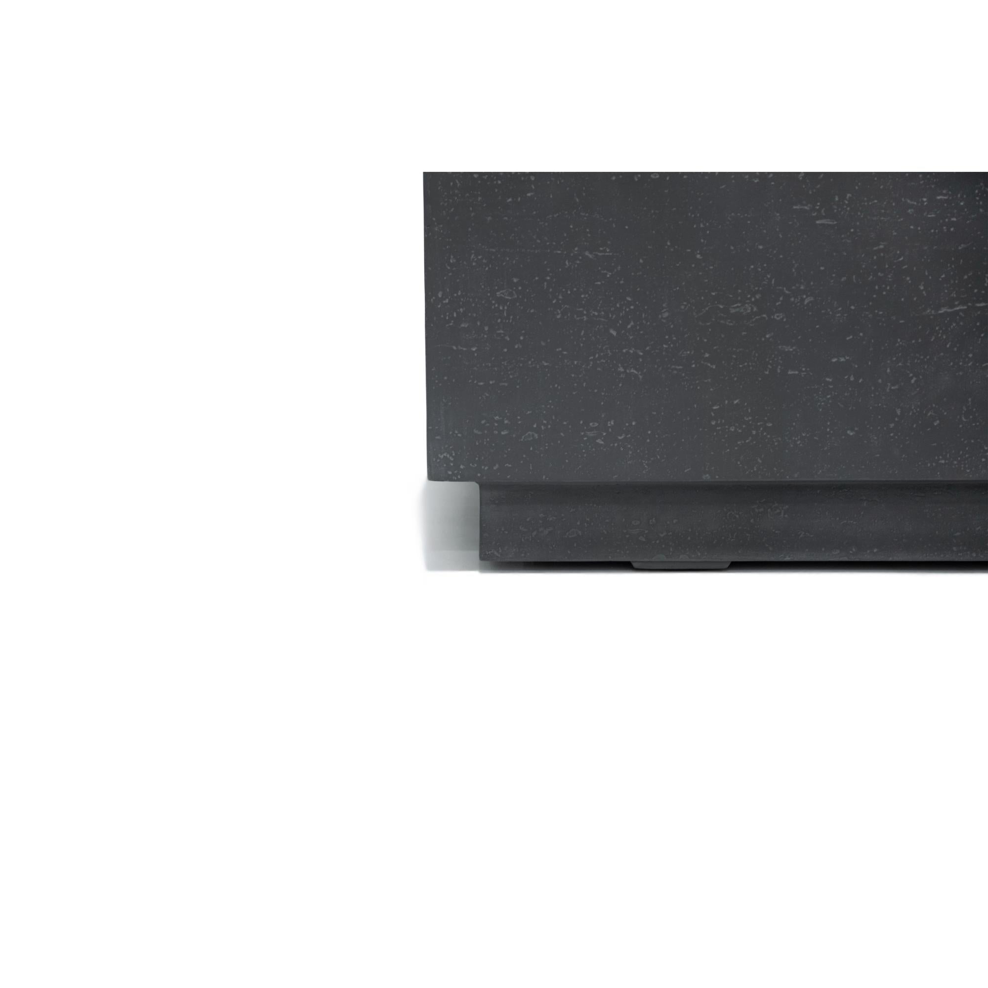 Andes 66″ Rectangular Concrete Liquid Propane Fire Table with Hidden Tank – Elementi