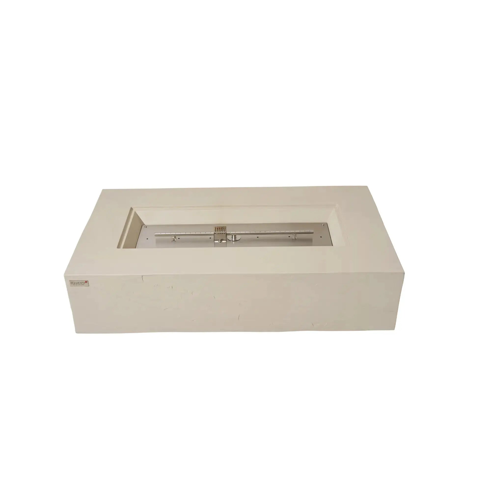 Cape Town 56″ Rectangular Concrete Gas Fire Table – Elementi Plus Elementi