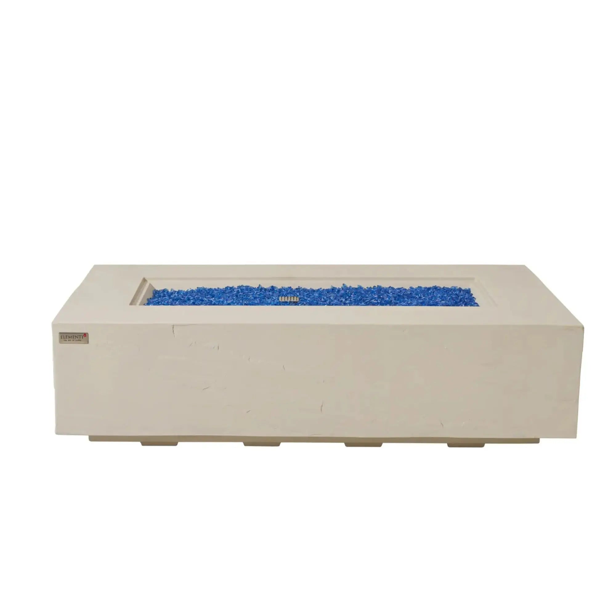 Cape Town 56″ Rectangular Concrete Gas Fire Table – Elementi Plus Elementi