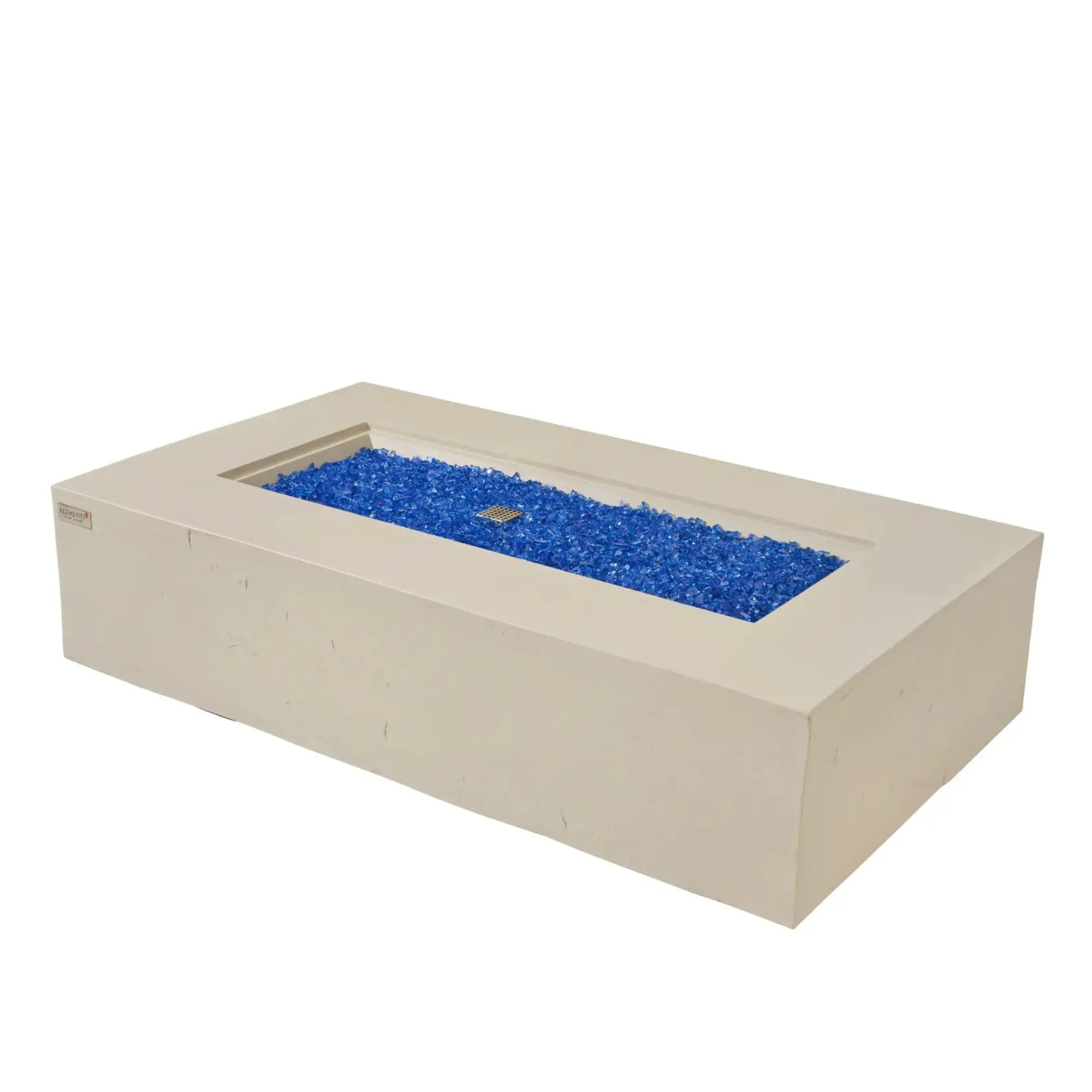 Cape Town 56″ Rectangular Concrete Gas Fire Table – Elementi Plus Elementi