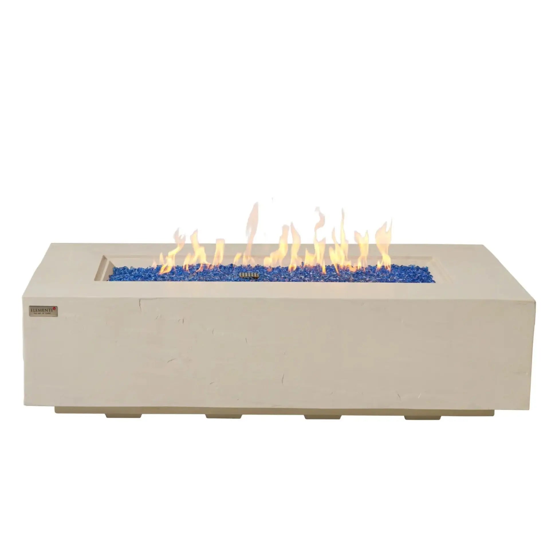 Cape Town 56″ Rectangular Concrete Gas Fire Table – Elementi Plus Elementi