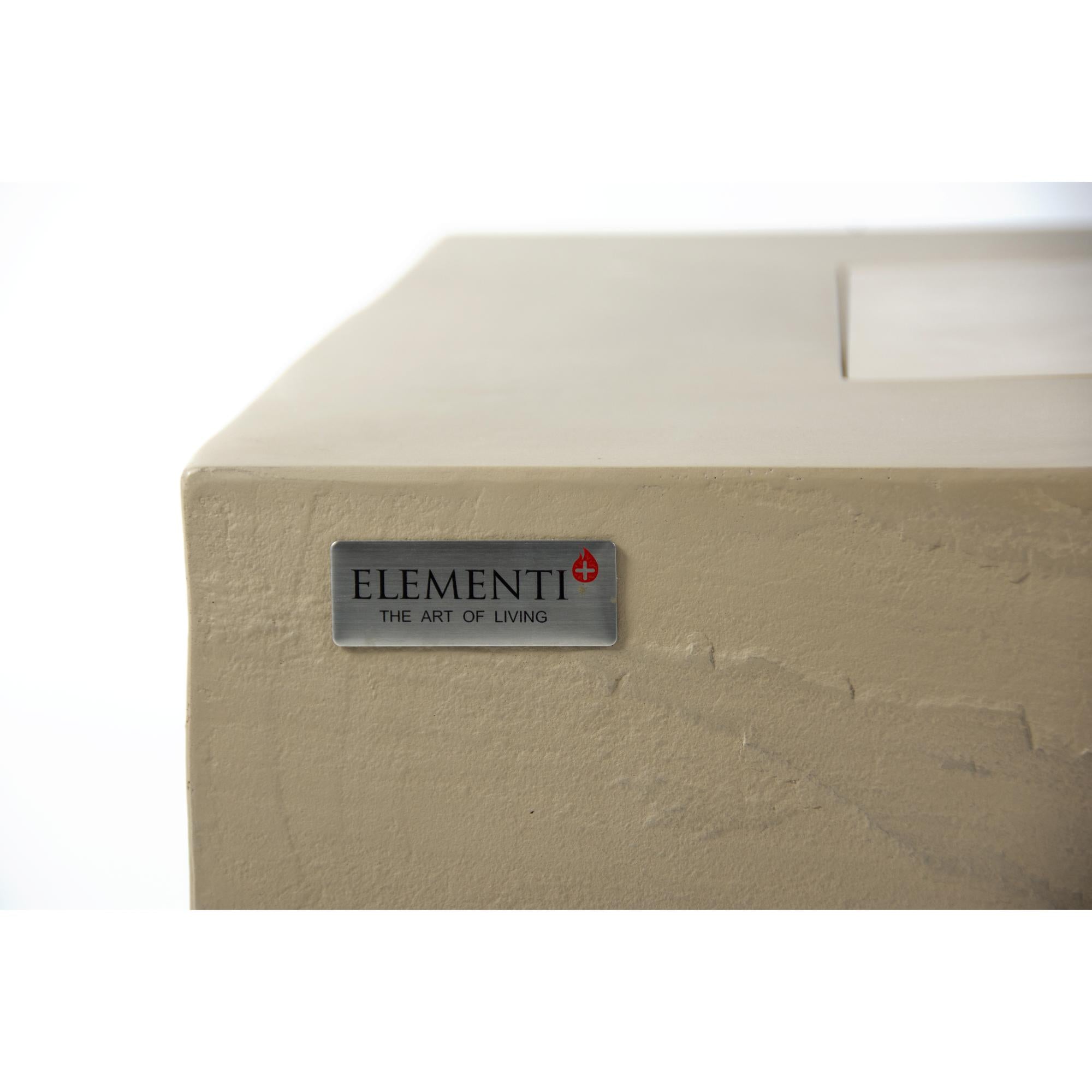 Colorado 56″ Rectangular Concrete Gas Fire Table – Elementi Plus