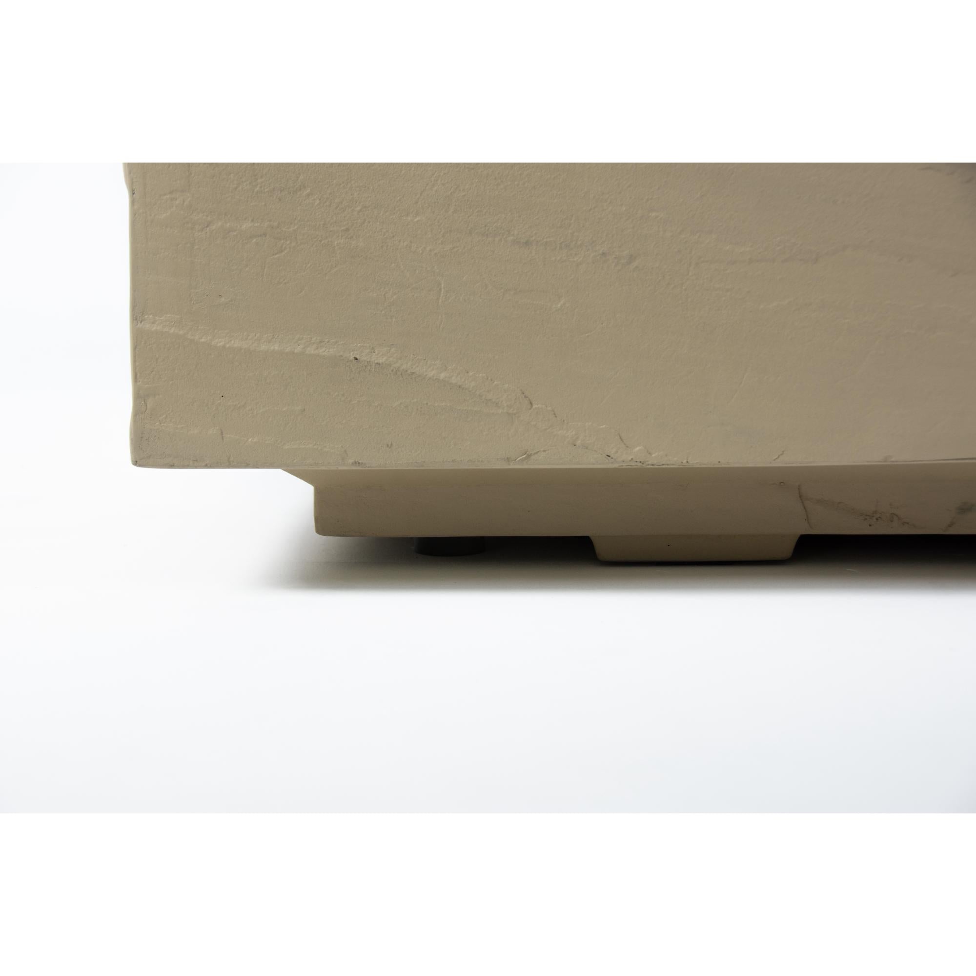 Colorado 56″ Rectangular Concrete Gas Fire Table – Elementi Plus