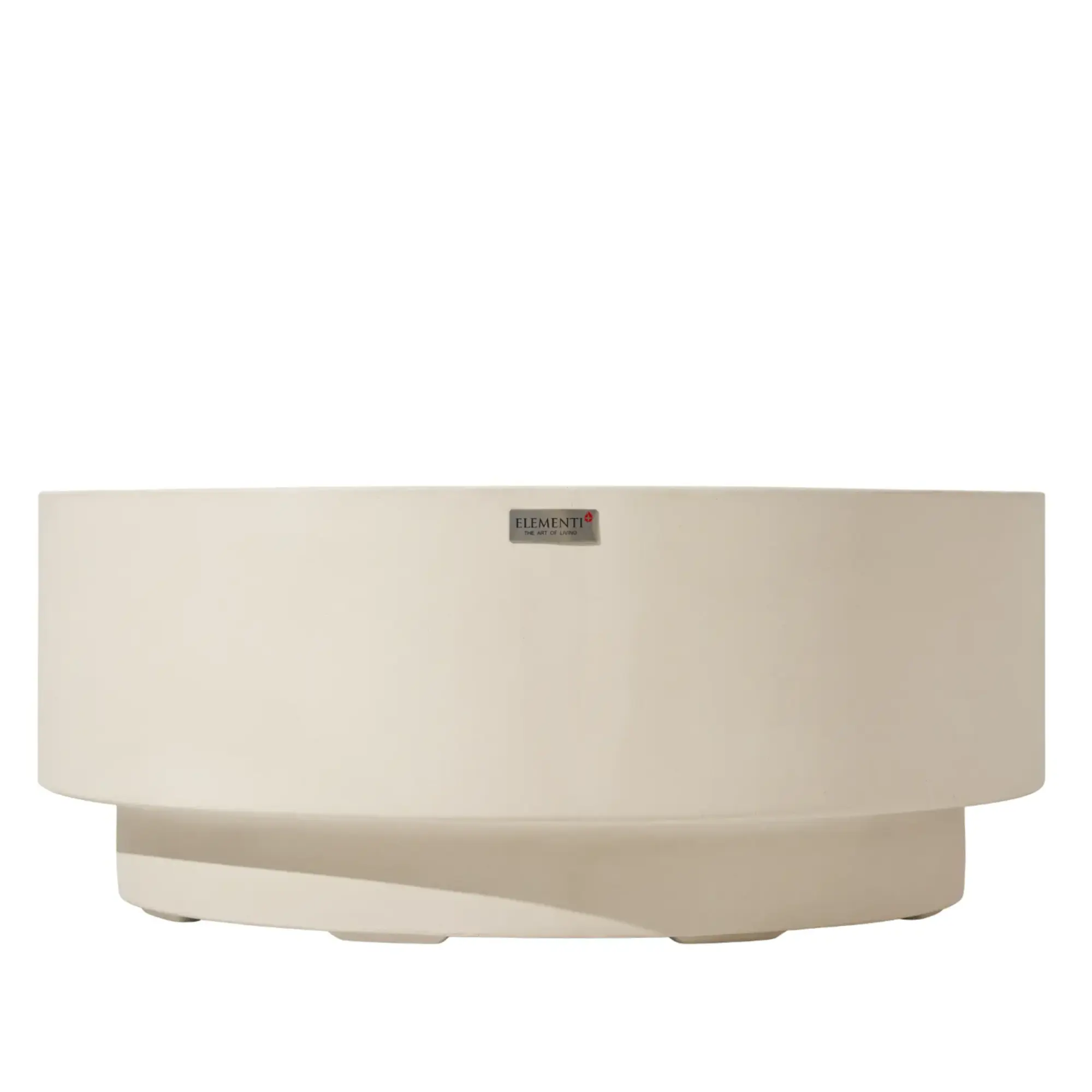 Nimes 41″ Round Concrete Gas Fire Table – Elementi Plus Elementi